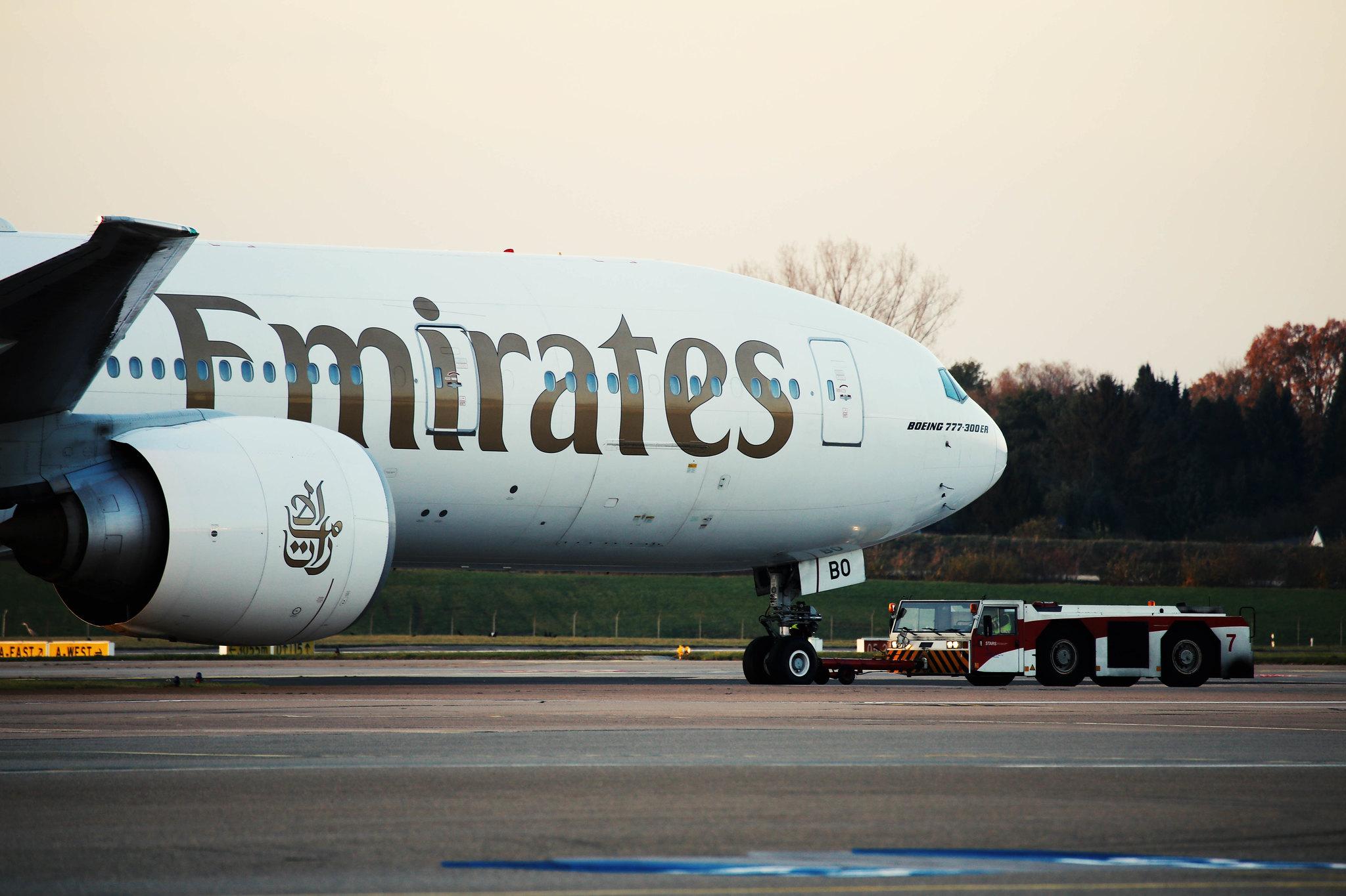 Hamburg Airport: Emirates (EK / UAE) |  Boeing 777-36N(ER) B77W | A6-EBO | MSN 32792