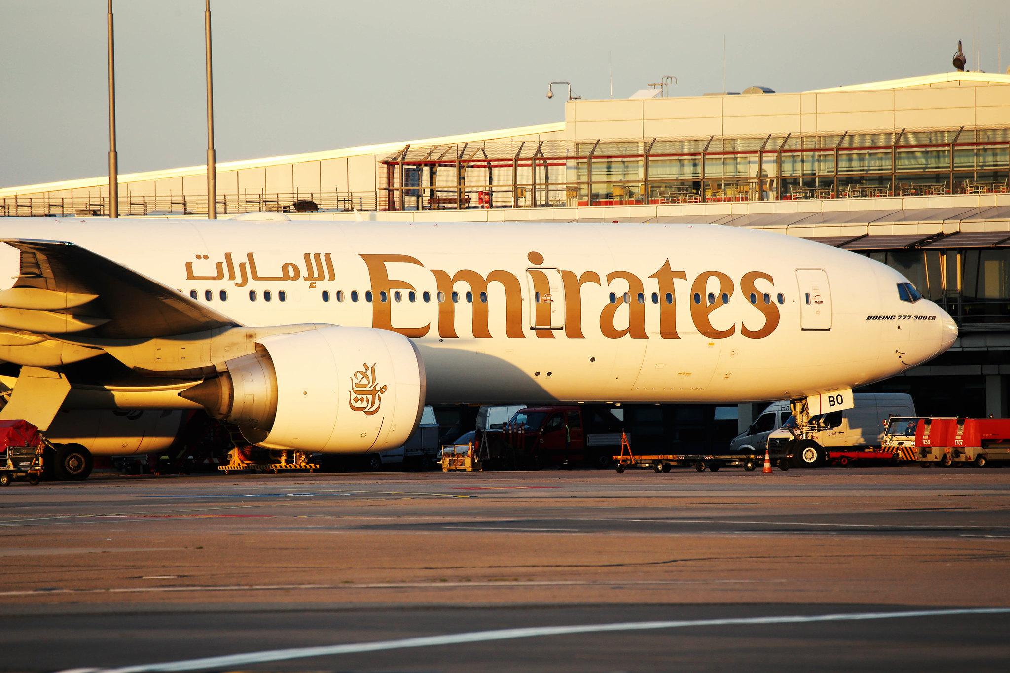 Hamburg Airport: Emirates (EK / UAE) |  Boeing 777-36N(ER) B77W | A6-EBO | MSN 32792