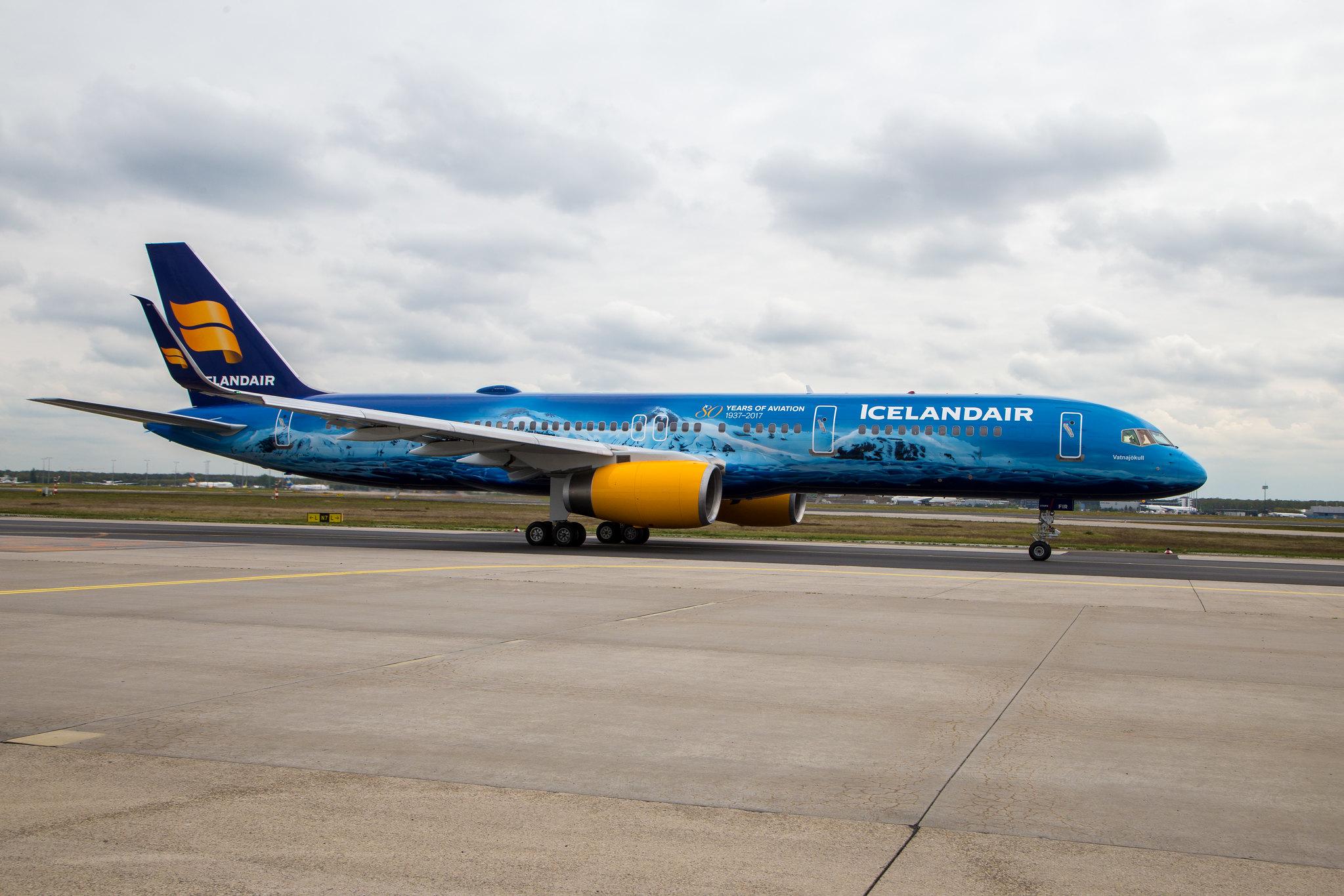 Frankfurt Airport: Icelandair (FI / ICE) |  Livery: 80 years of Aviation Livery |  Boeing 757-256 B752 | TF-FIR | MSN 26242