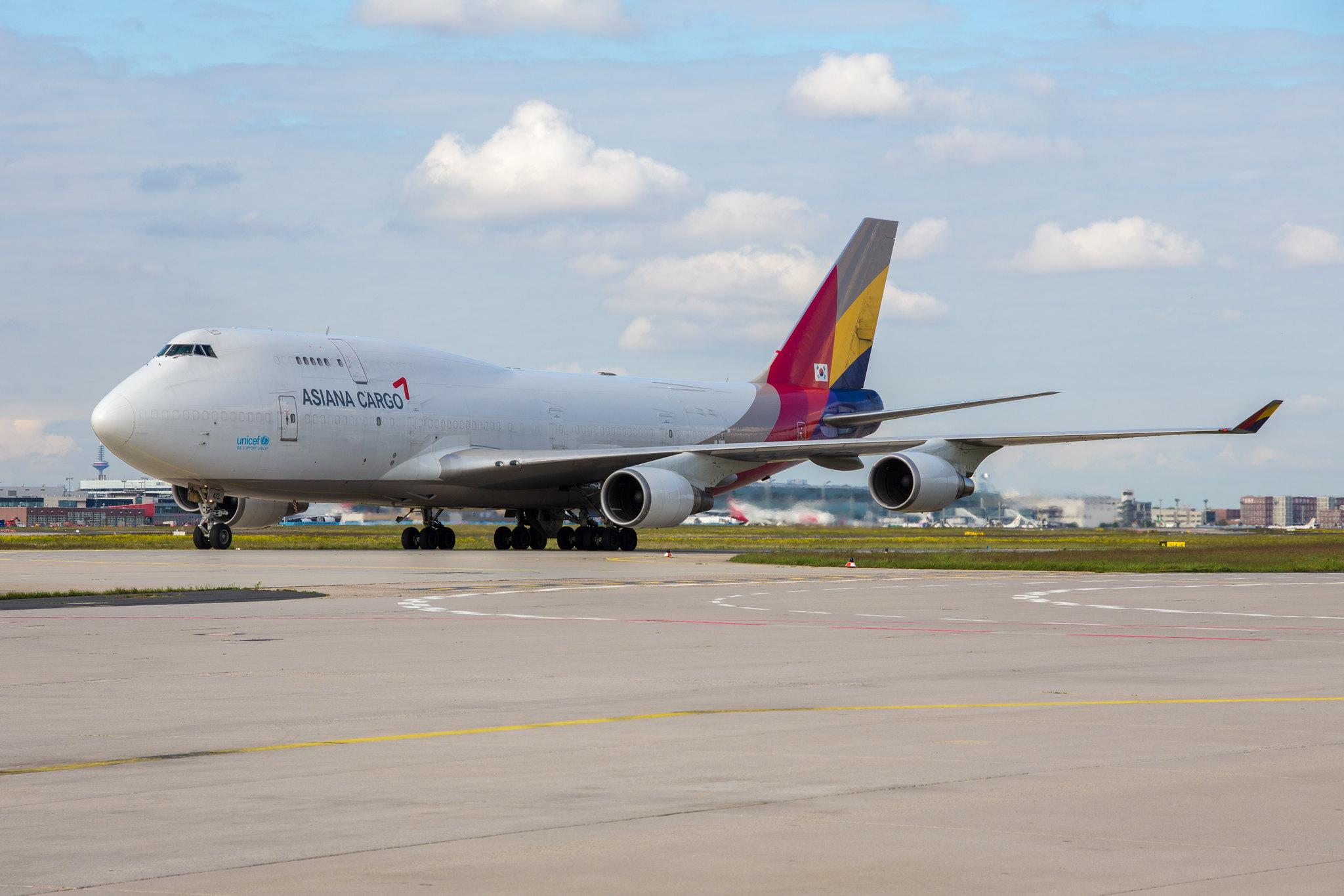 Frankfurt Airport: Asiana Cargo (OZ / AAR) | Operator: Asiana Airlines |  Boeing 747-48E(BDSF) B744 | HL7413 | MSN 25405