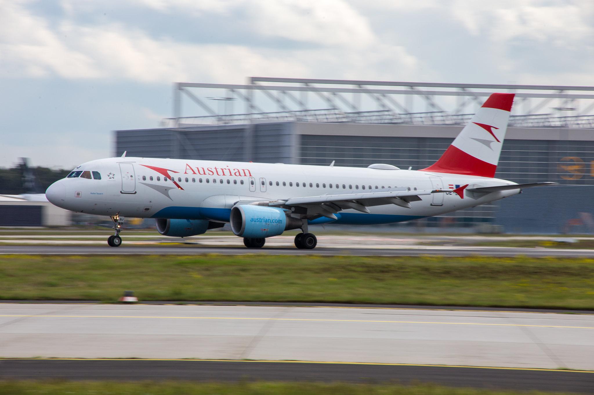 Frankfurt Airport: Austrian Airlines (OS / AUA) |  Airbus A320-214 A320 | OE-LBJ | MSN 1553