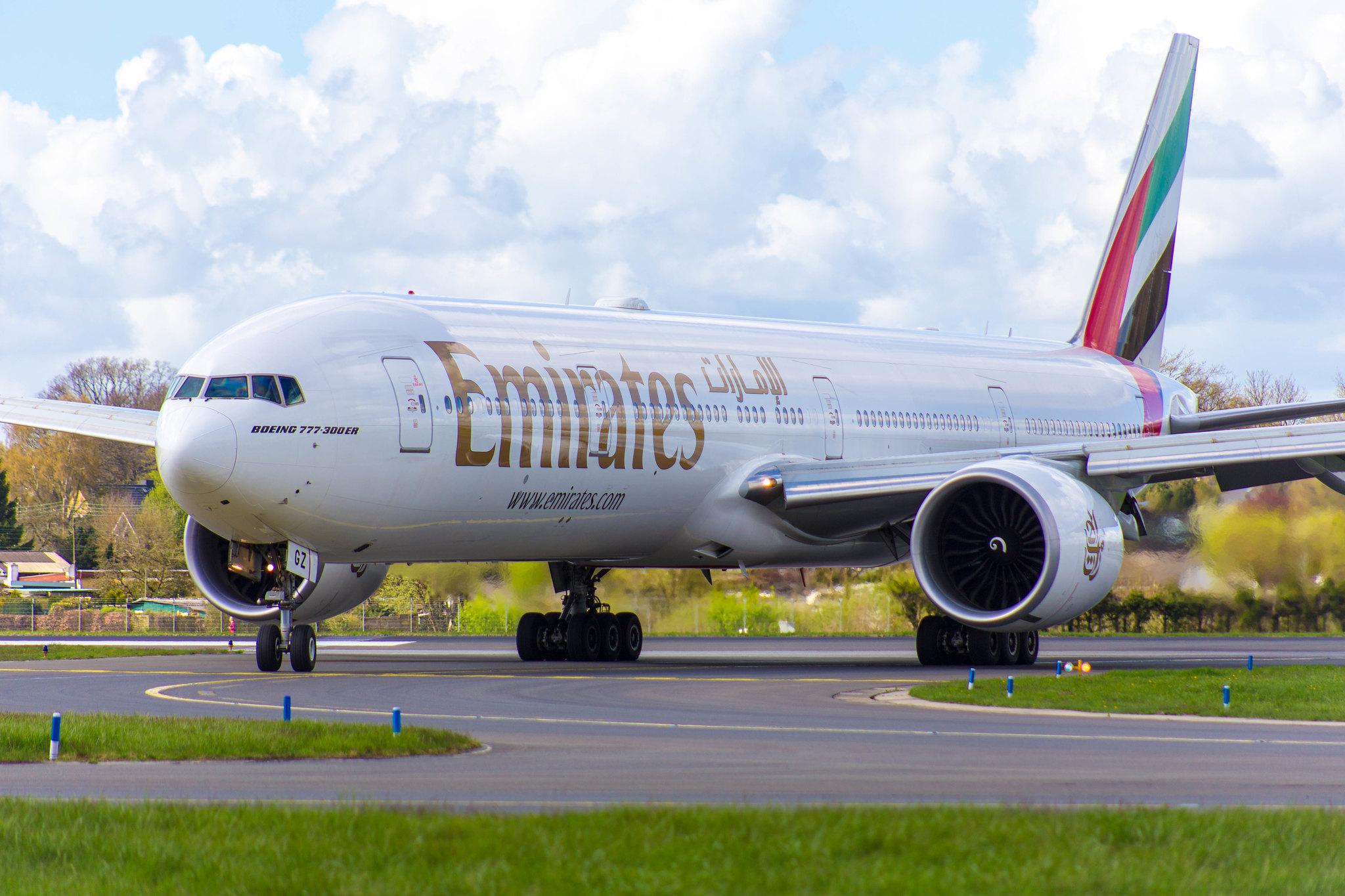 Hamburg Airport: Emirates (EK / UAE) |  Boeing 777-31H(ER) B77W | A6-EGZ | MSN 41081