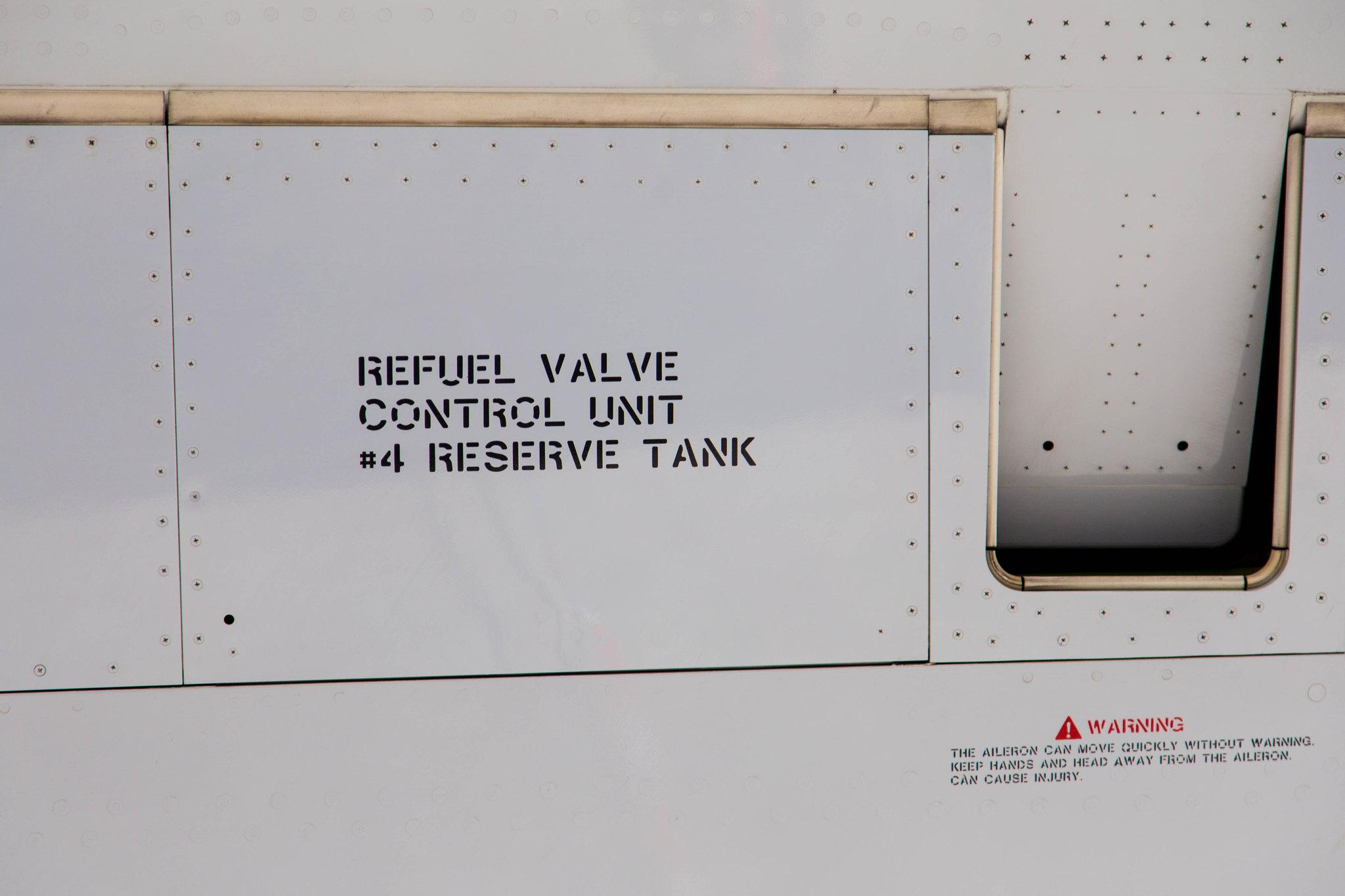 ILA: Lufthansa (LH / DLH) | Livery: Fanhansa Siegerflieger Livery | Boeing 747-830 B748 | D-ABYI | MSN 37833 | Refuel Valve Control Unit #4 Reserve Tank