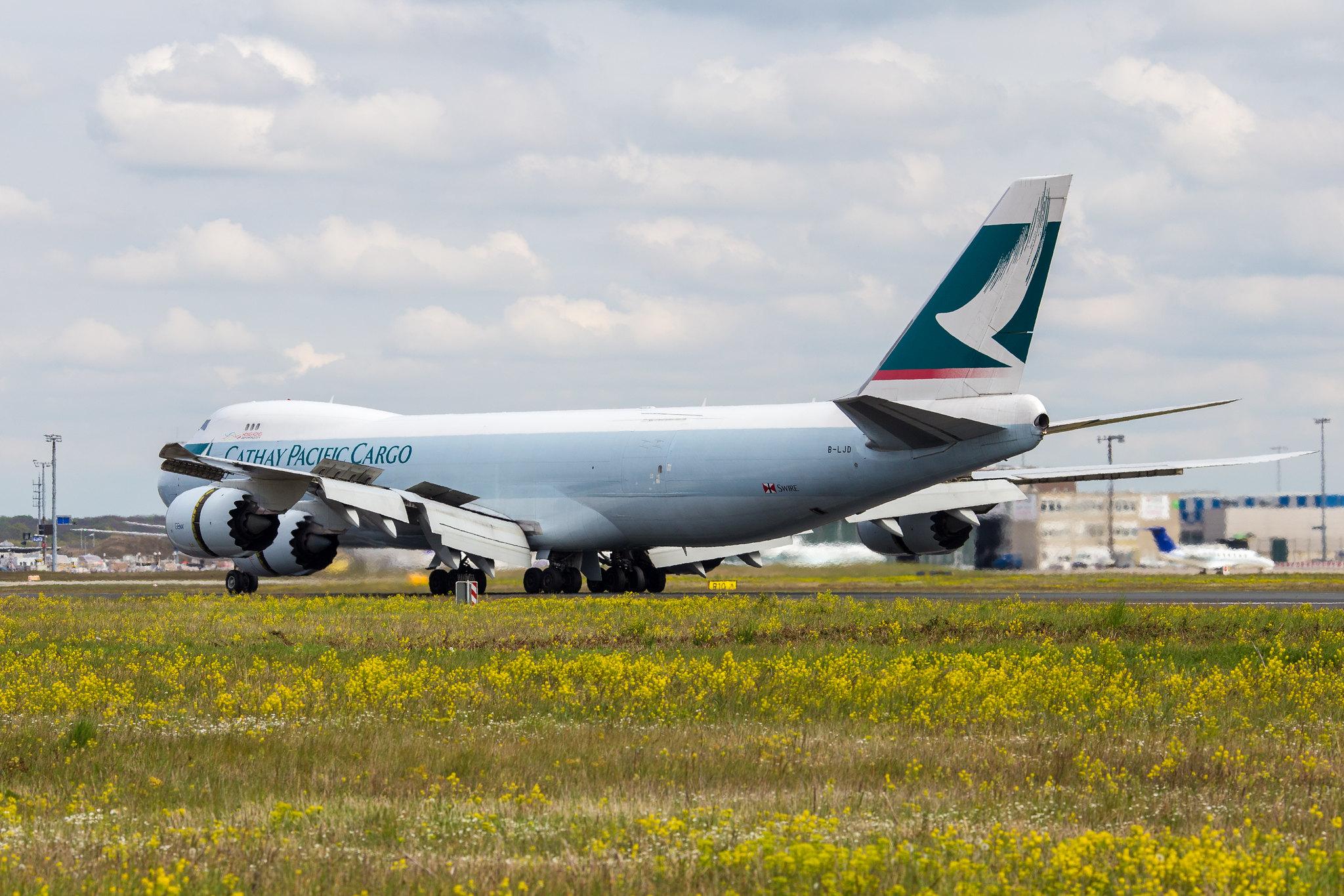 Frankfurt Airport: Cathay Pacific Cargo (CX / CPA) | Operator: Cathay Pacific |  Boeing 747-867(F) B748 | B-LJD | MSN 39241