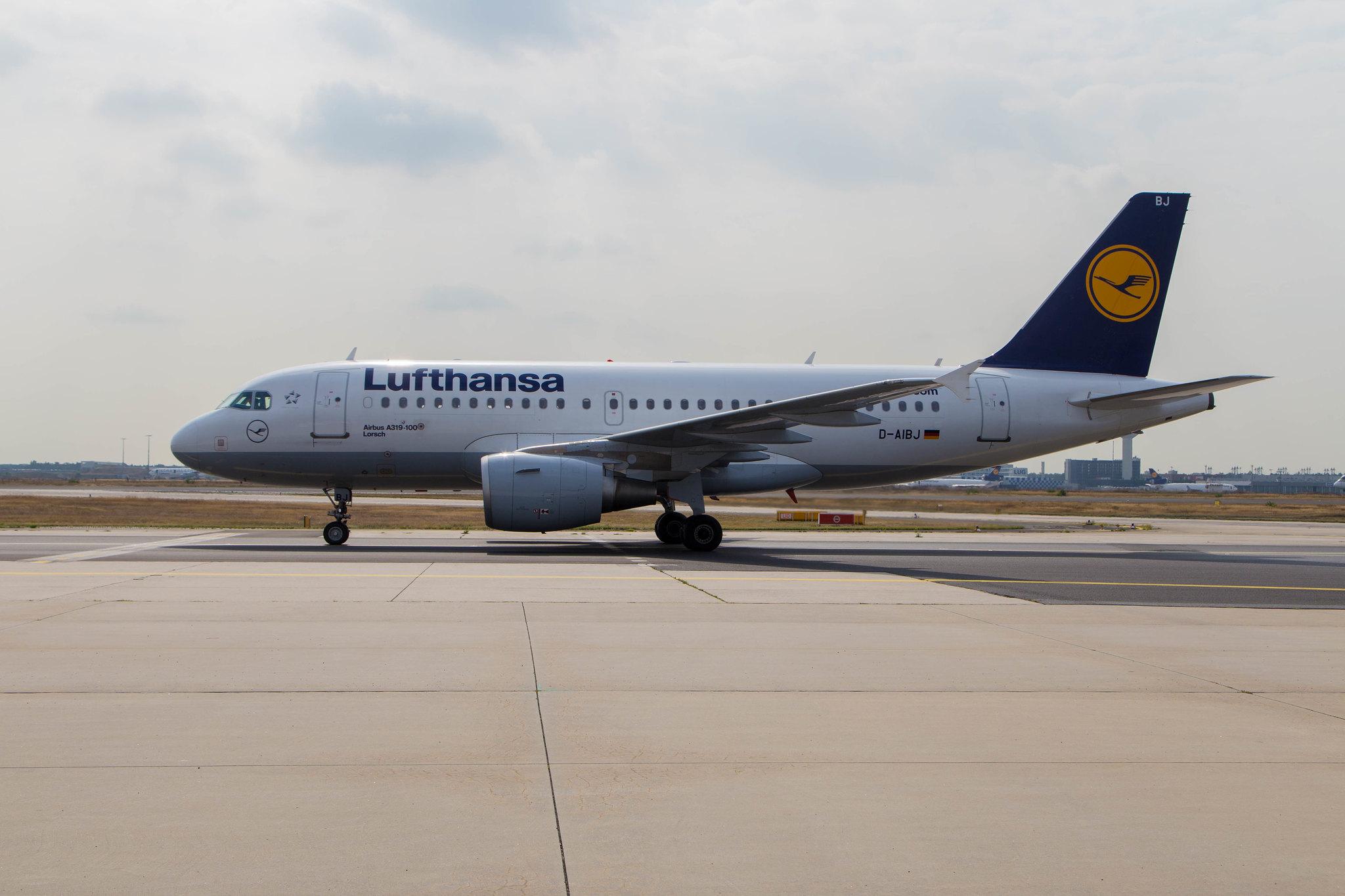 Frankfurt Airport: Lufthansa (LH / DLH) |  Airbus A319-112 A319 | D-AIBJ | MSN 5293
