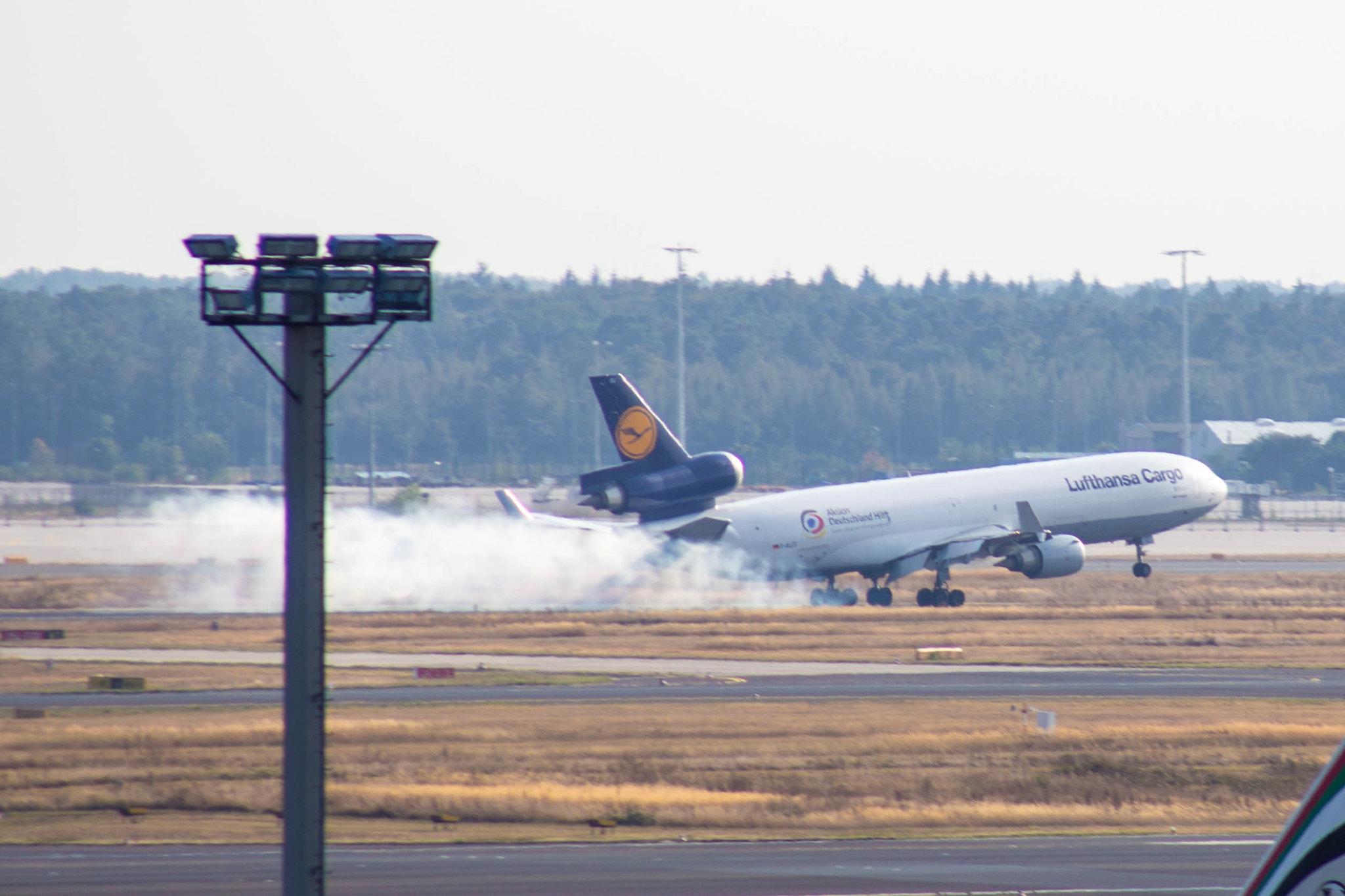 Frankfurt Airport: Lufthansa Cargo (/ GEC) |  McDonnell Douglas MD-11F MD11 | D-ALCC | MSN 48783
