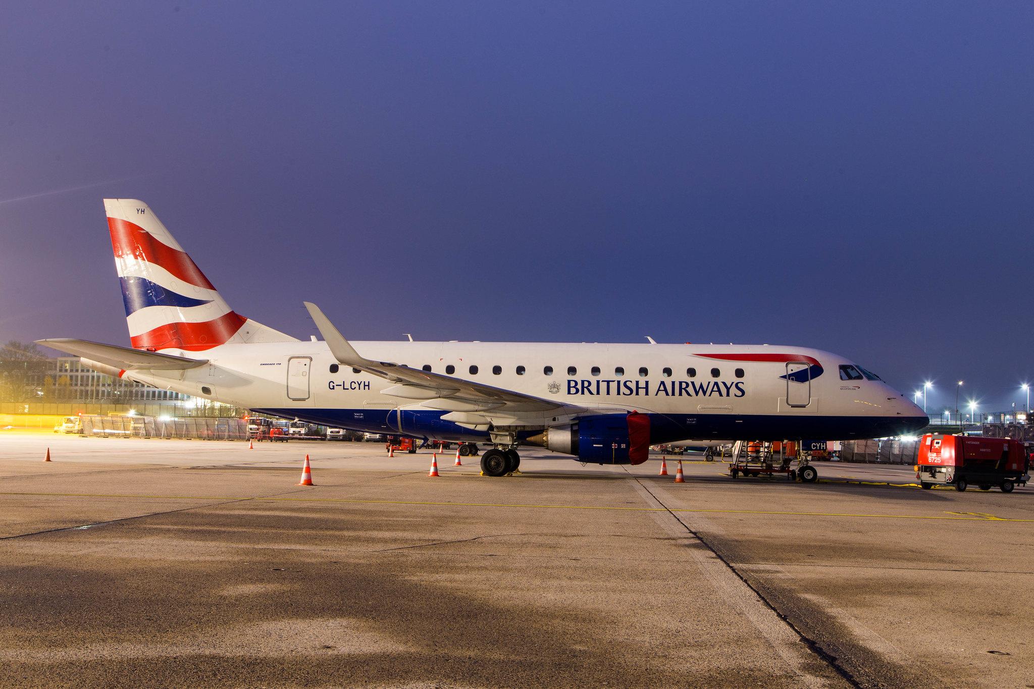 Hamburg Airport: British Airways (BA / BAW) | Operator: BA CityFlyer |  Embraer E170STD E170 | G-LCYH | MSN 17000302