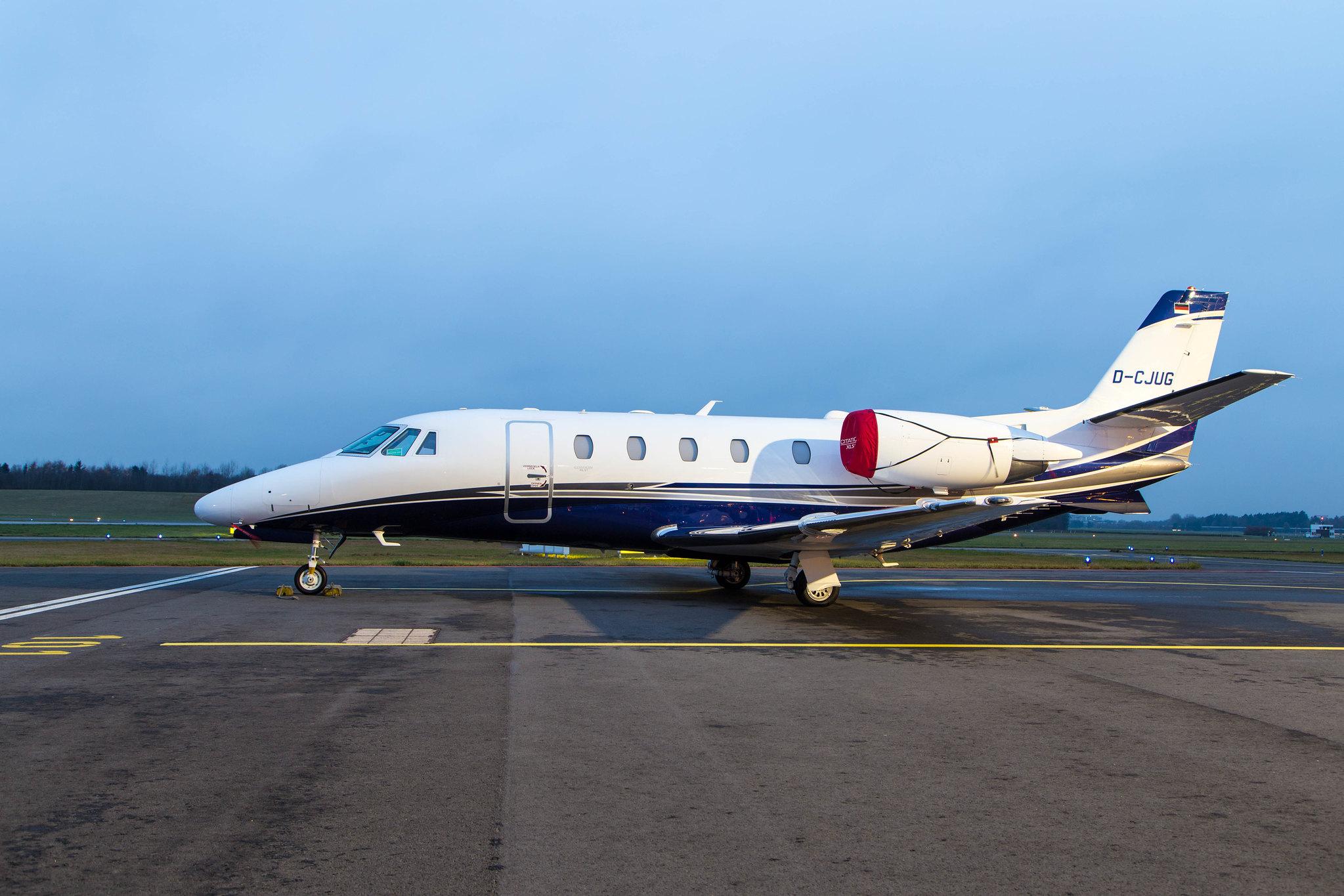 Hamburg Airport: Atlas Air Service |  Cessna 560XLS Citation Excel C56X | D-CJUG | MSN 560-6206