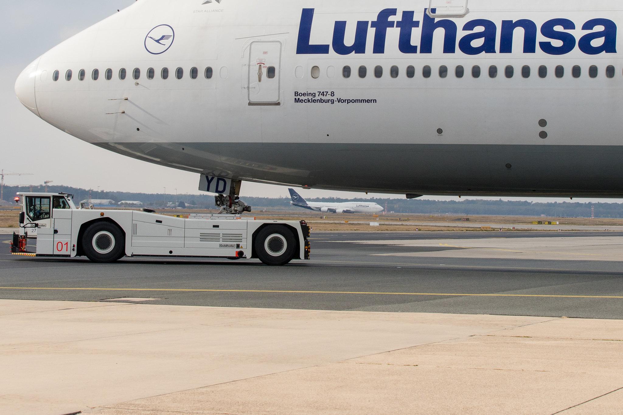 Frankfurt Airport: Lufthansa (LH / DLH) |  Boeing 747-830 B748 | D-ABYD | MSN 37829