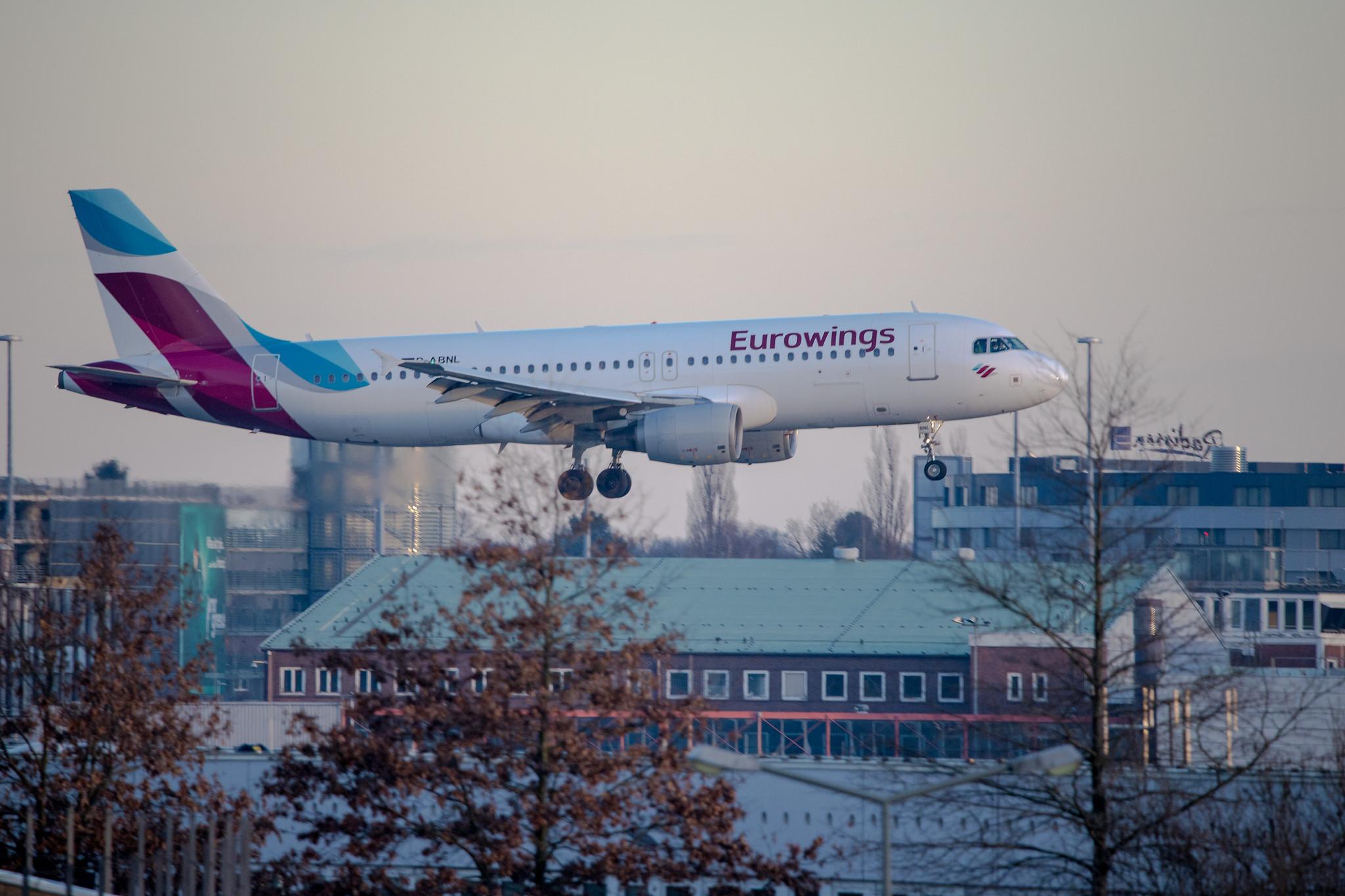 Hamburg Airport: Eurowings (EW / EWG) |  Airbus A320-214 A320 | D-ABNL | MSN 1852