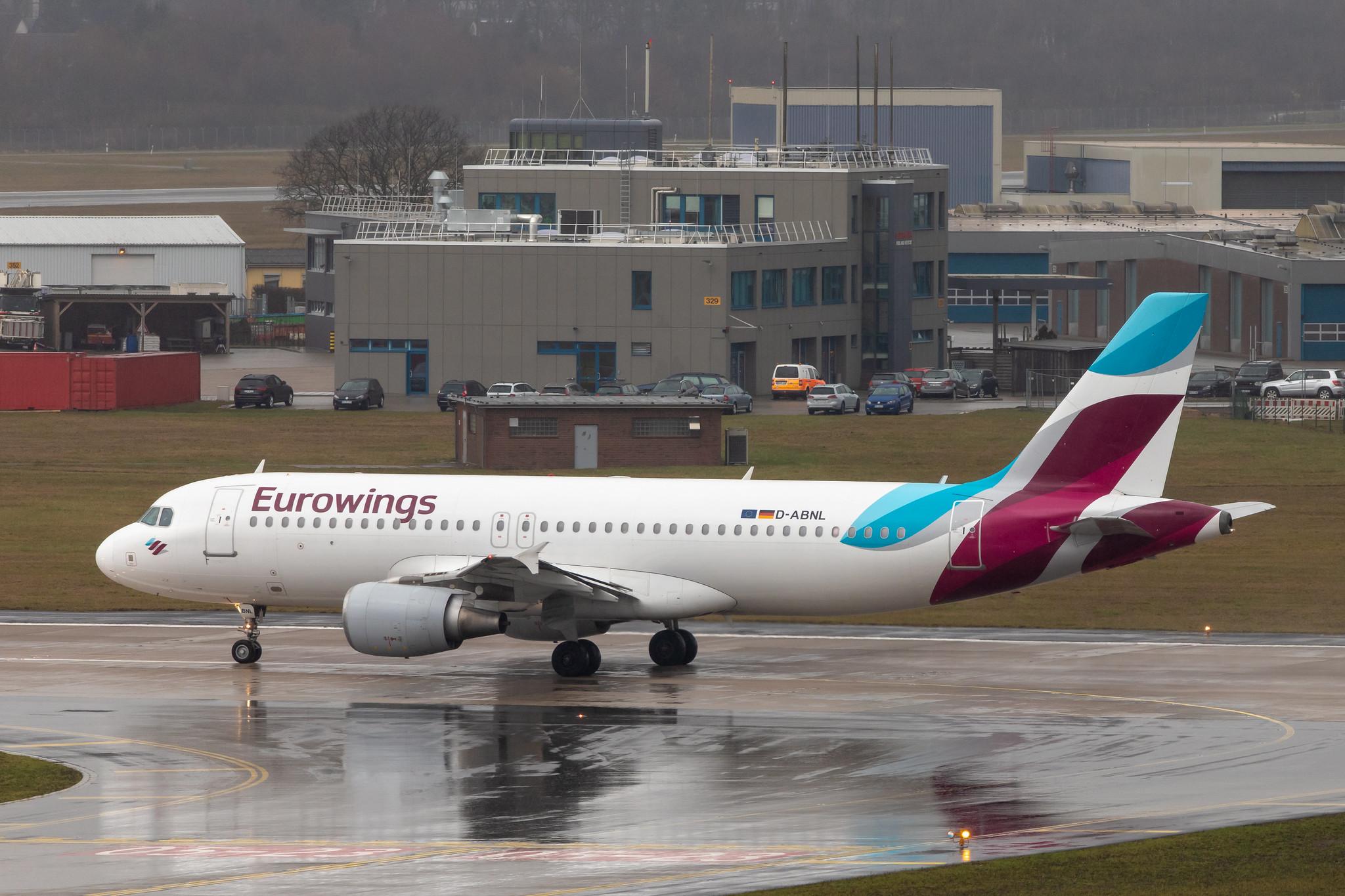 Hamburg Airport: Eurowings (EW / EWG) |  Airbus A320-214 A320 | D-ABNL | MSN 1852