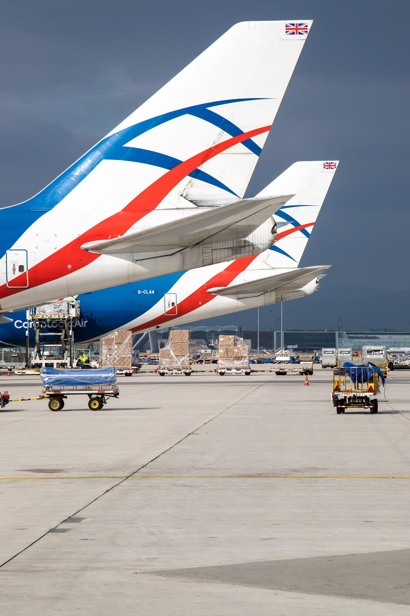 Frankfurt Airport: CargoLogicAir (P3 / CLU) |  Boeing 747-428F(ER) B744 | G-CLBA | MSN 32870