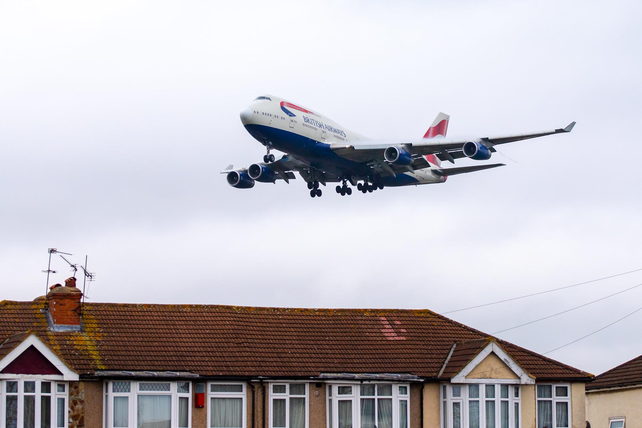 London Heathrow Airport: British Airways (BA / BAW) |  Boeing 747-436 B744 | G-CIVB | MSN 25811