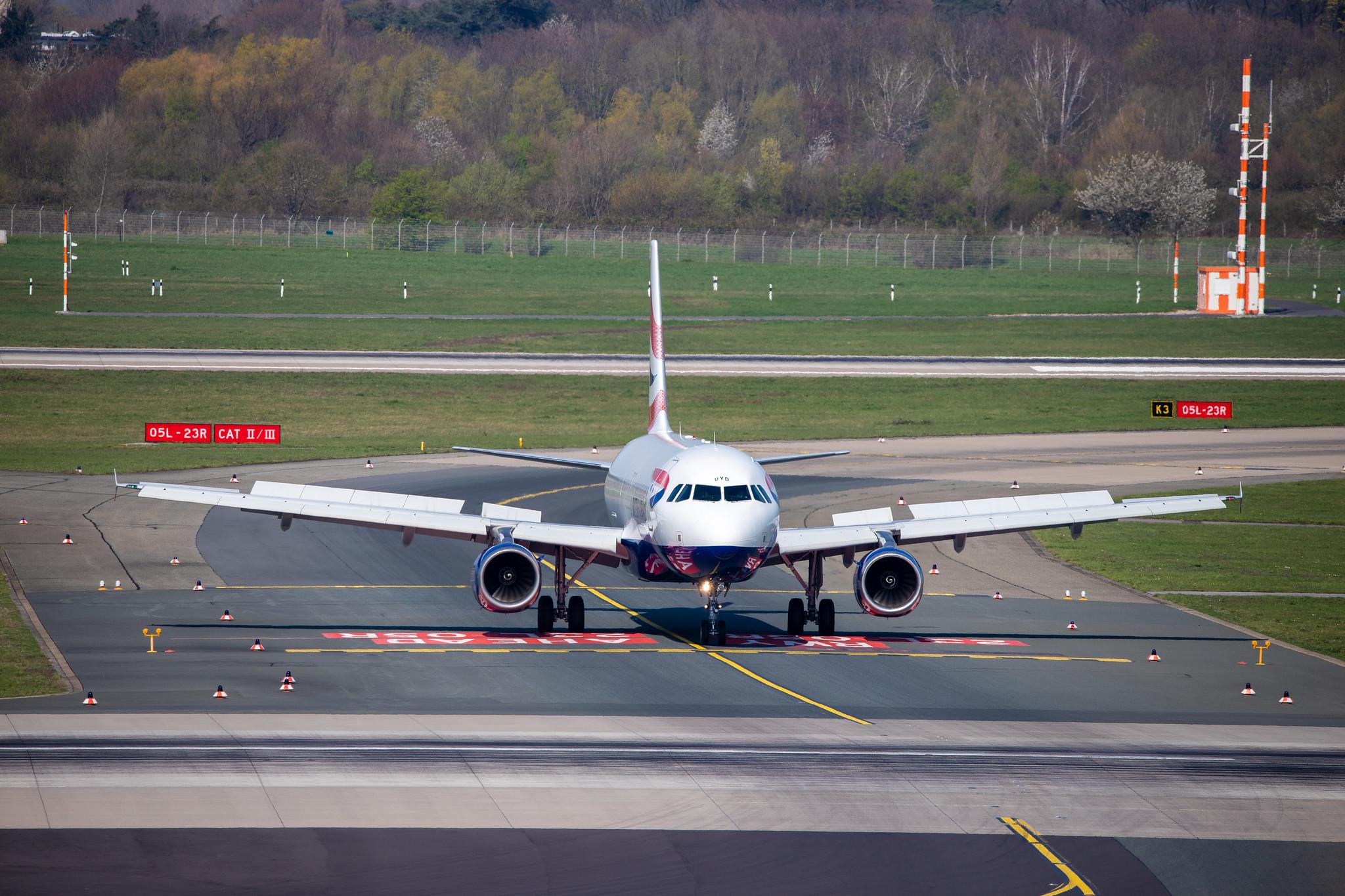 Düsseldorf Airport: British Airways (BA / BAW) |  Airbus A320-232 A320 | G-EUYD | MSN 3726