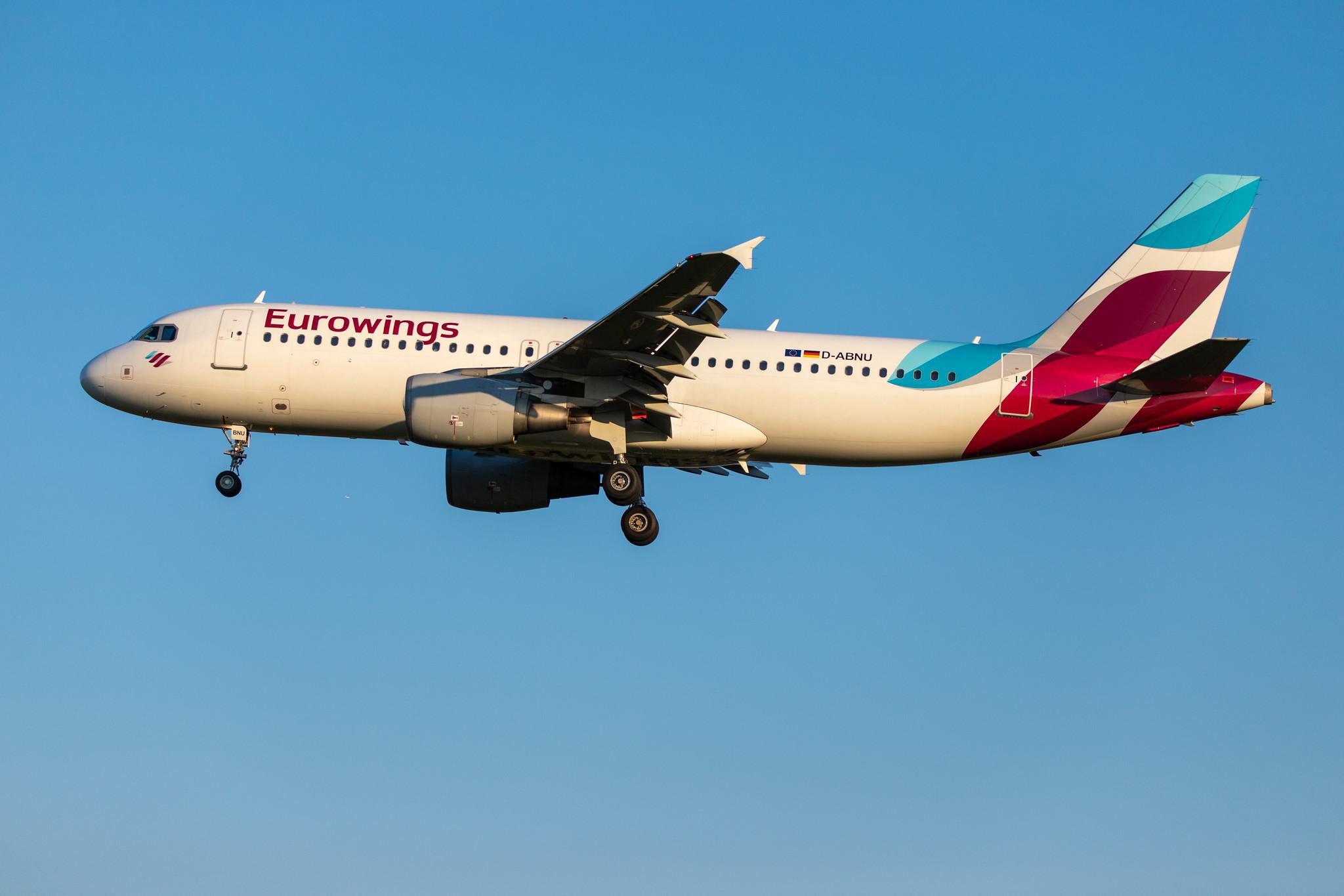 Hamburg Airport: Eurowings (EW / EWG) |  Airbus A320-214 A320 | D-ABNU | MSN 2591