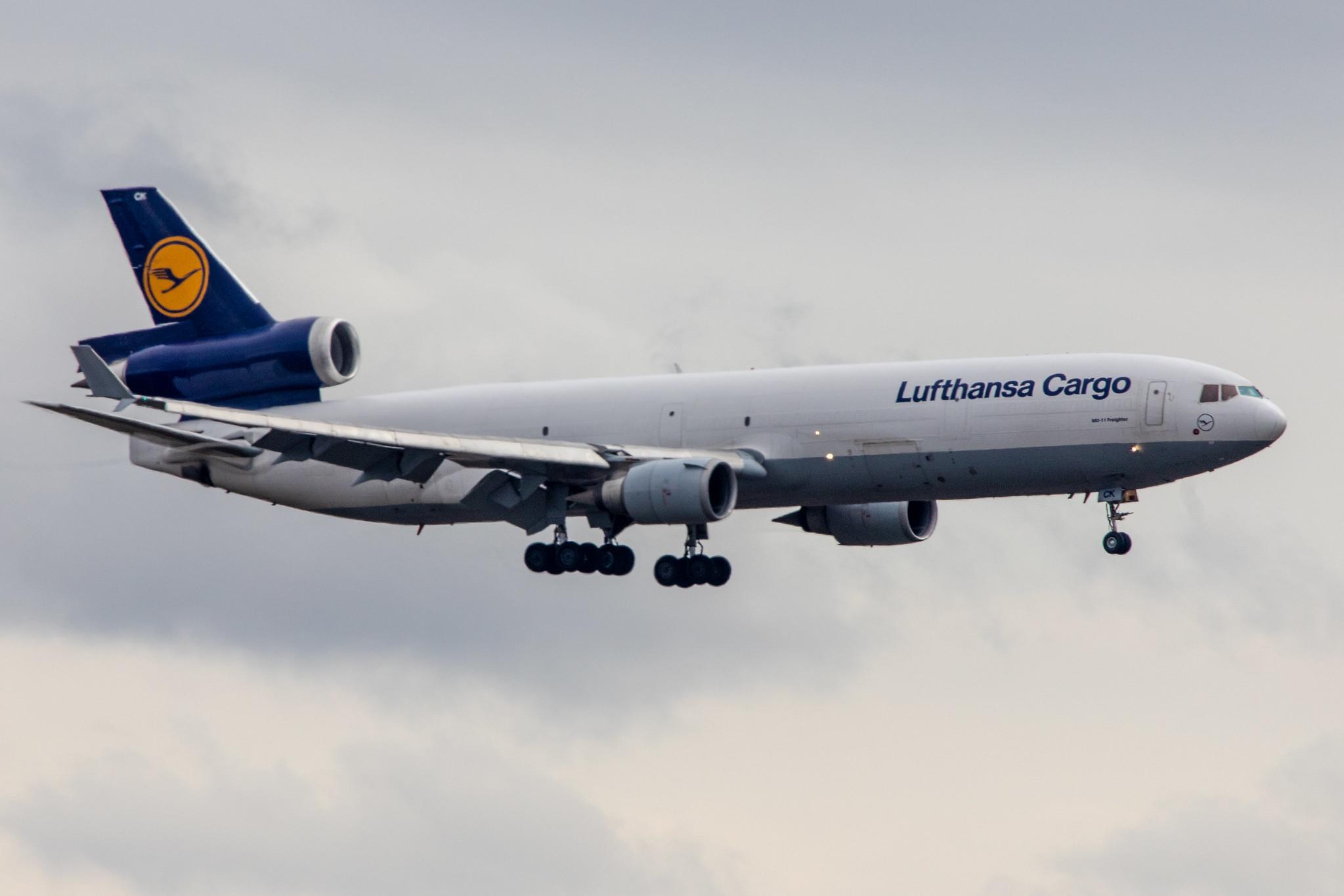 Frankfurt Airport: Lufthansa Cargo (/ GEC) |  McDonnell Douglas MD-11F MD11 | D-ALCK | MSN 48803