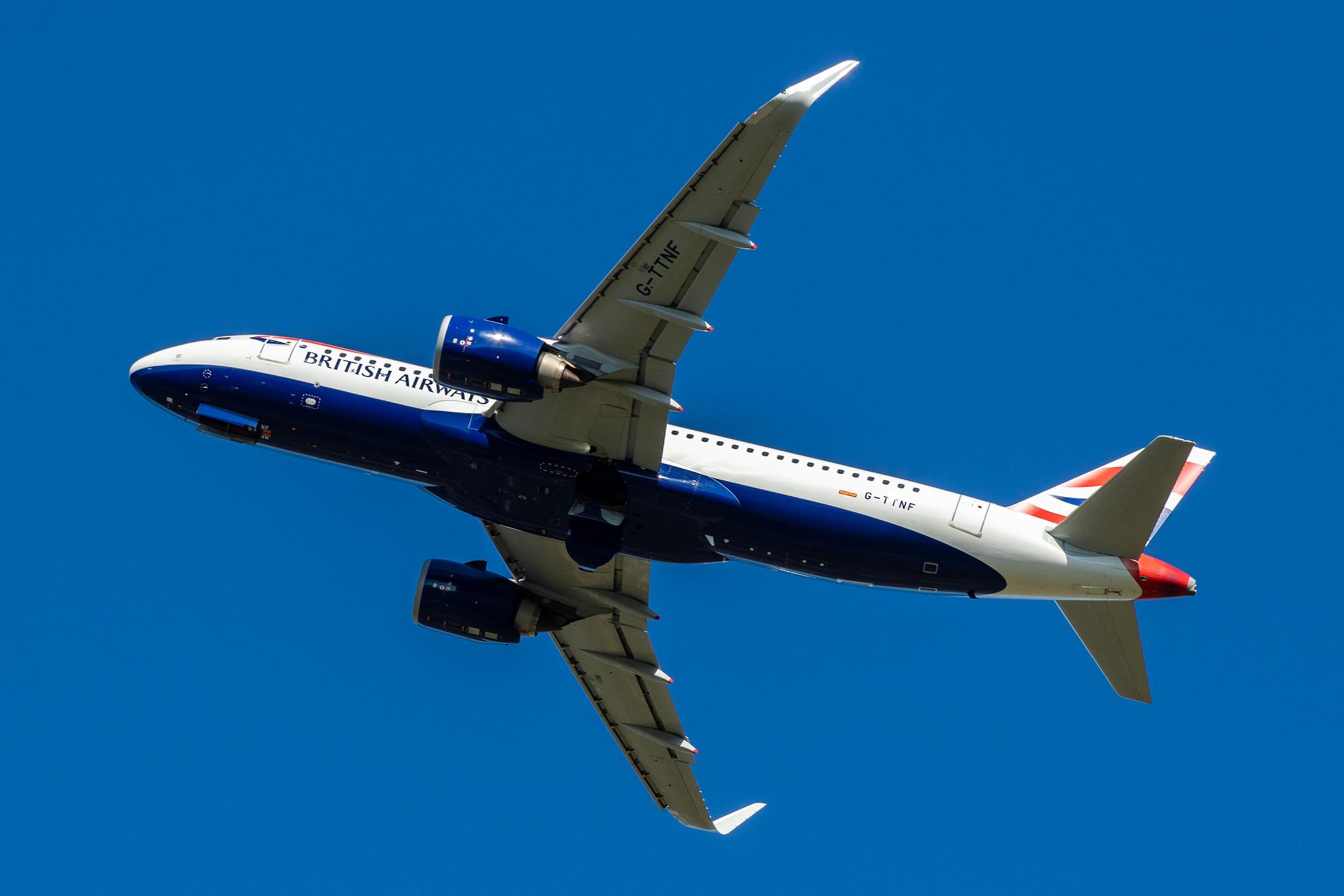 Hamburg Airport: British Airways (BA / BAW) |  Airbus A320-251N A20N | G-TTNF | MSN 8408