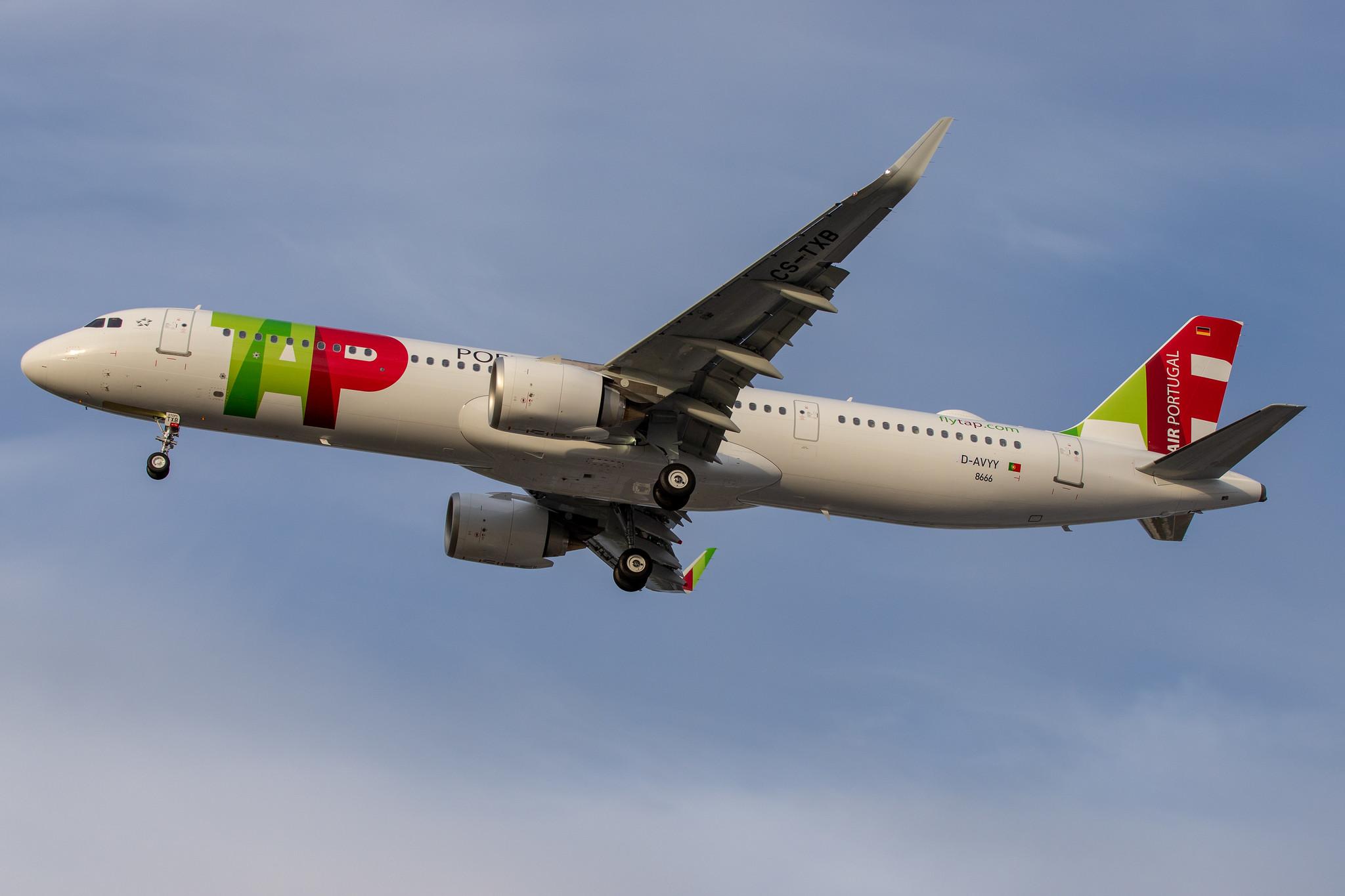 Hamburg Airport: TAP Air Portugal (TP / TAP) |  Airbus A321-251NX A21N | D-AVYY (CS-TXB) | MSN 8666