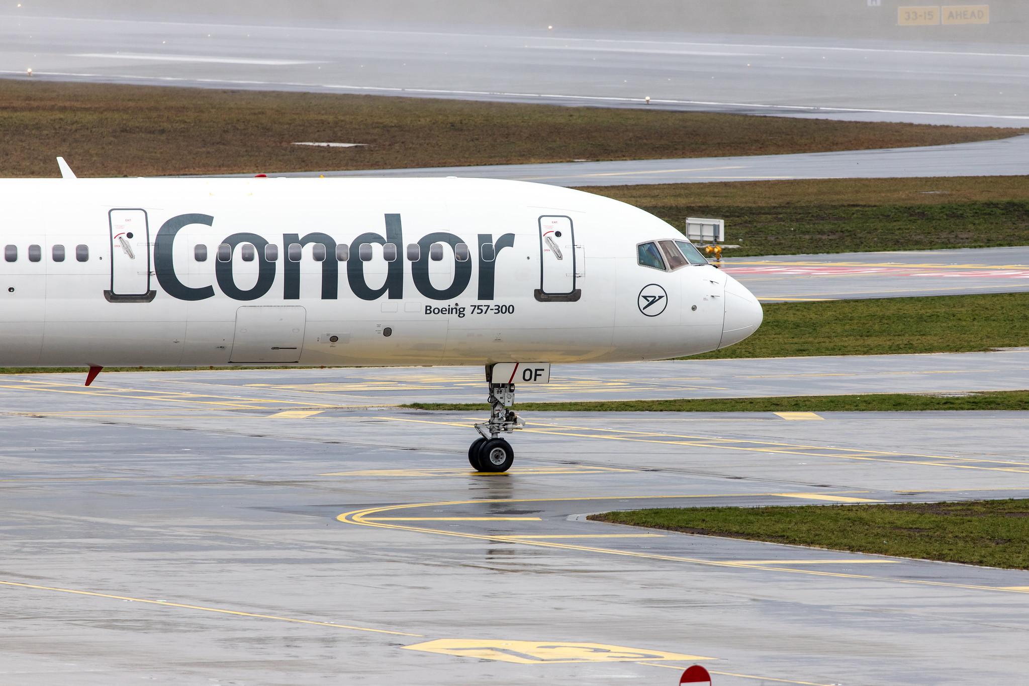 Hamburg Airport: Condor (DE / CFG) |  Boeing 757-330 B753 | D-ABOF | MSN 29013