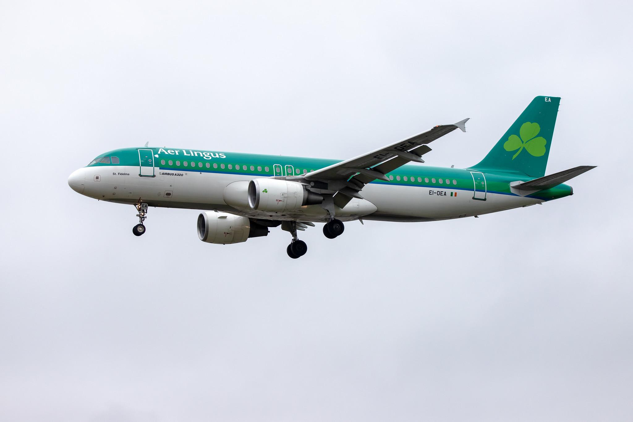 London Heathrow Airport: Aer Lingus (EI / EIN) |  Airbus A320-214 A320 | EI-DEA | MSN 2191