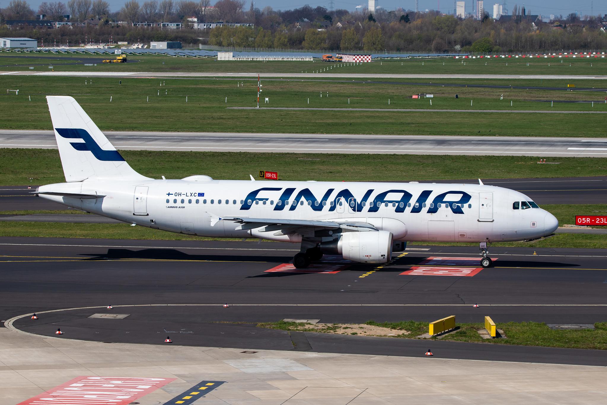 Düsseldorf Airport: Finnair (AY / FIN) |  Airbus A320-214 A320 | OH-LXC | MSN 1544
