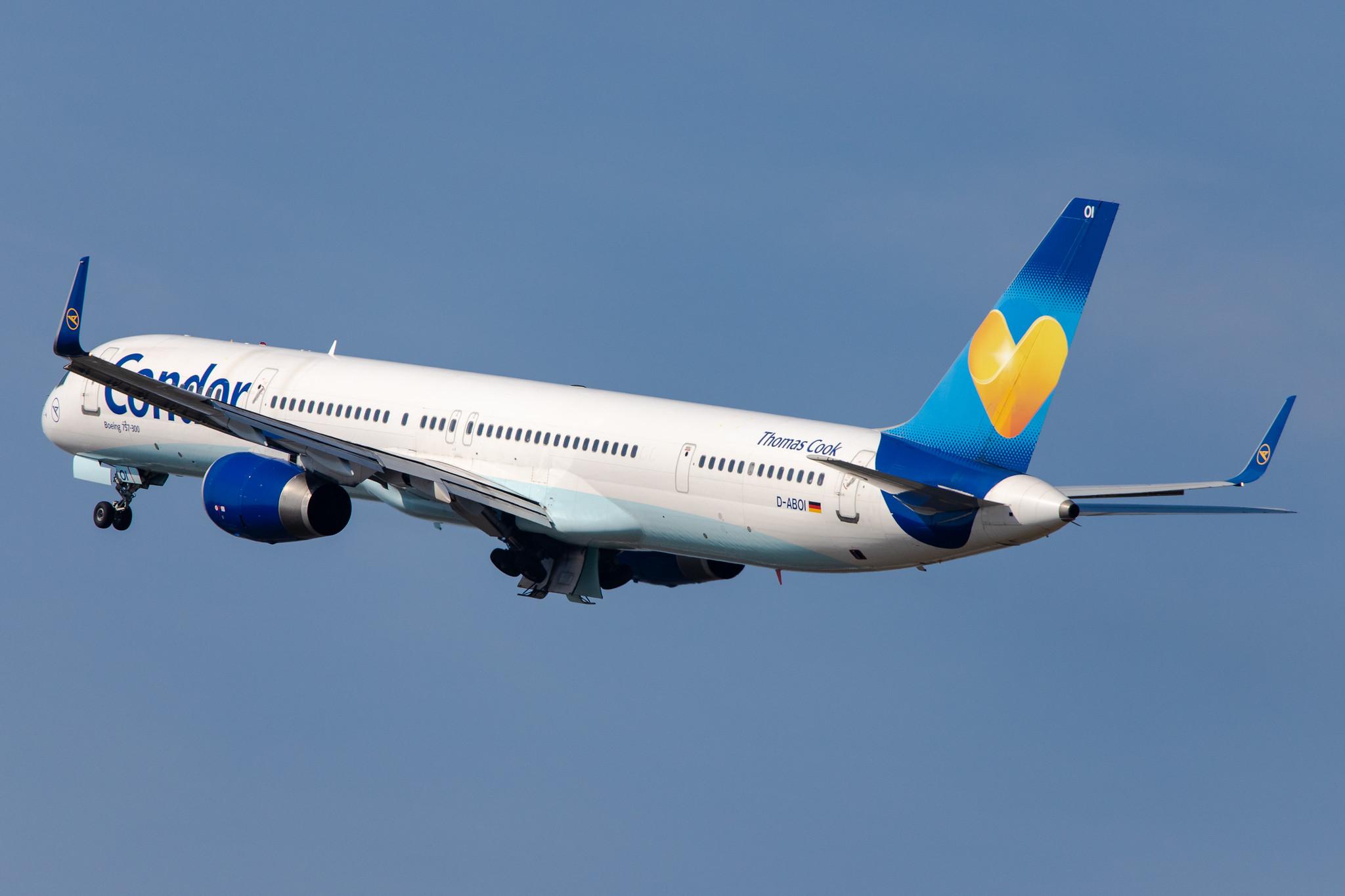 Düsseldorf Airport: Condor (DE / CFG) |  Boeing 757-330 B753 | D-ABOI | MSN 29018