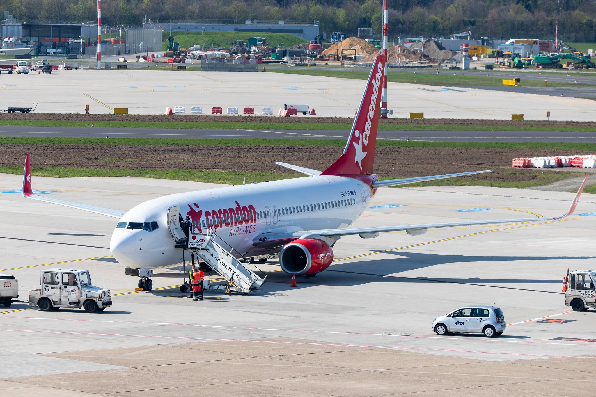 Düsseldorf Airport: Corendon Airlines (XC / CAI) | Operator: Corendon Airlines Europe |  Boeing 737-8F2 B738 | 9H-TJA | MSN 34409