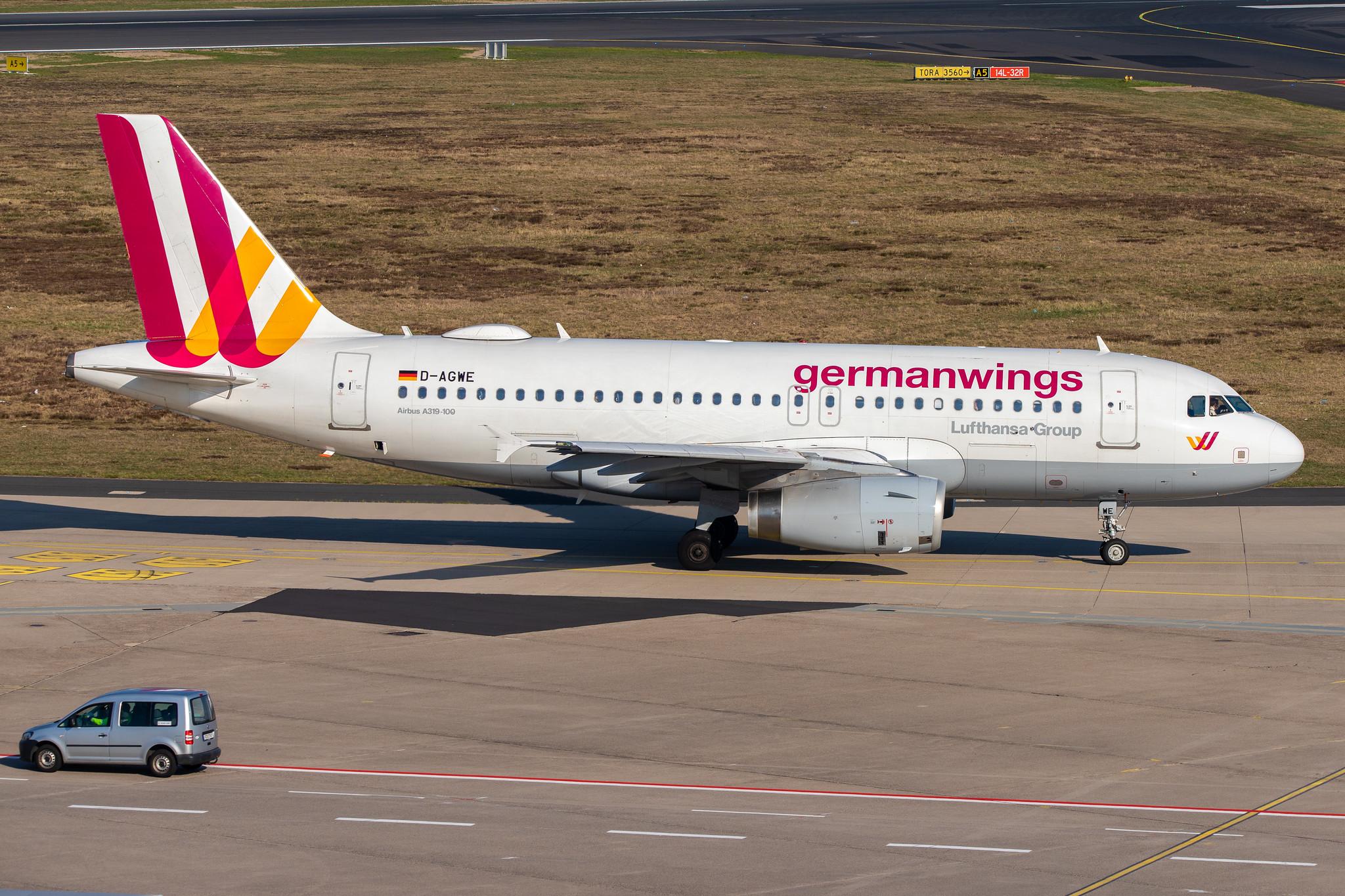 Köln Bonn Airport: Eurowings (EW / EWG) |  Airbus A319-132 A319 | D-AGWE | MSN 3128