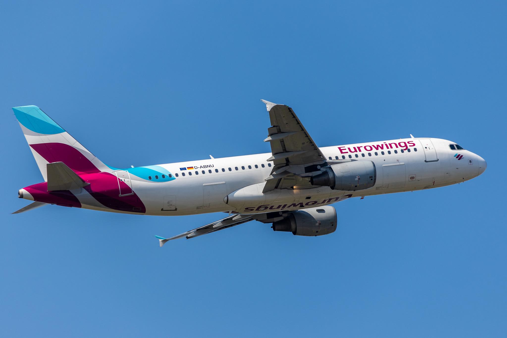 Hamburg Airport: Eurowings (EW / EWG) |  Airbus A320-214 A320 | D-ABNU | MSN 2591