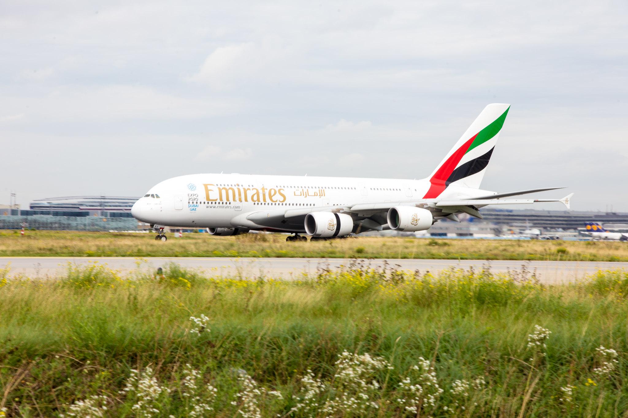Frankfurt Airport: Emirates (EK / UAE) |  Airbus A380-861 A388 | A6-EEC | MSN 110