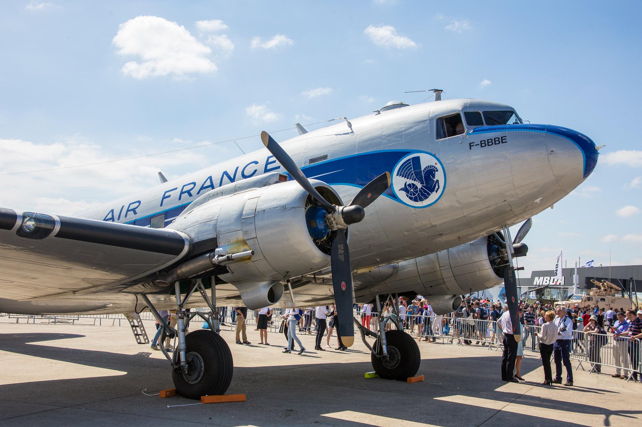 Paris Air Show 2017: Air France Douglas DC-3 F-BBBE