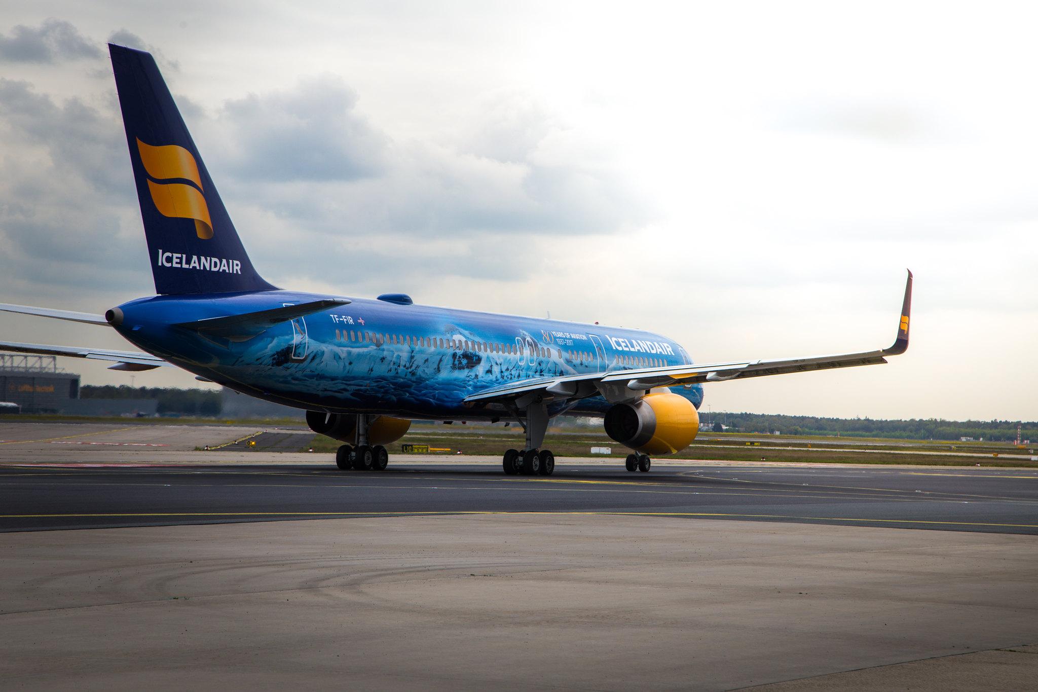 Frankfurt Airport: Icelandair (FI / ICE) |  Livery: 80 years of Aviation Livery |  Boeing 757-256 B752 | TF-FIR | MSN 26242