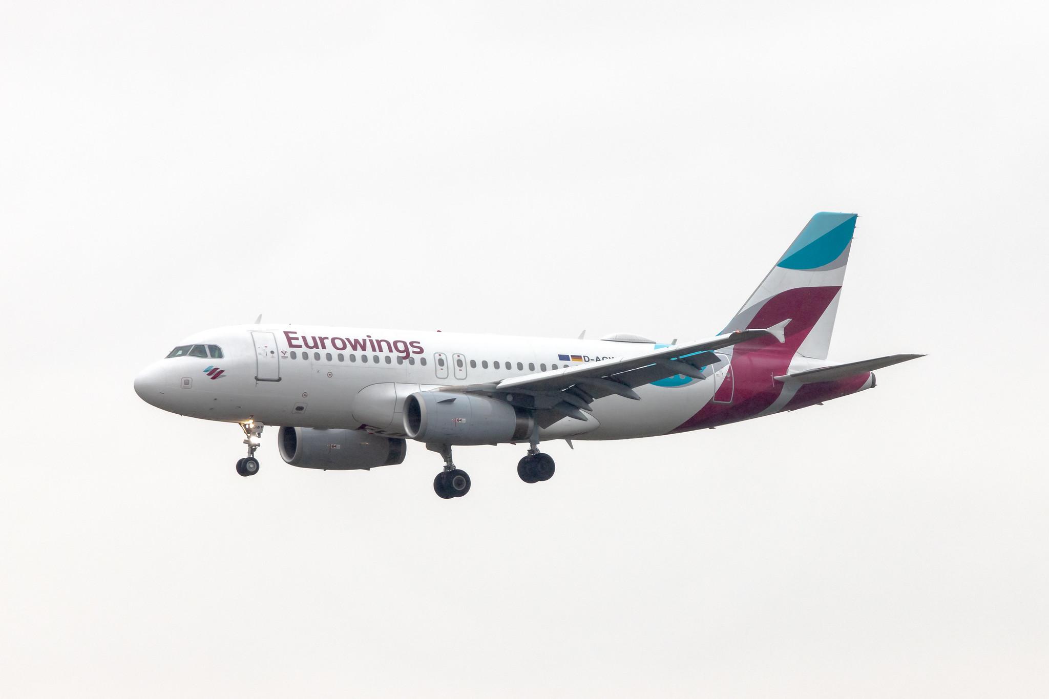 Hamburg Airport: Eurowings (EW / EWG) |  Airbus A320-214 A320 | D-ABNL | MSN 1852