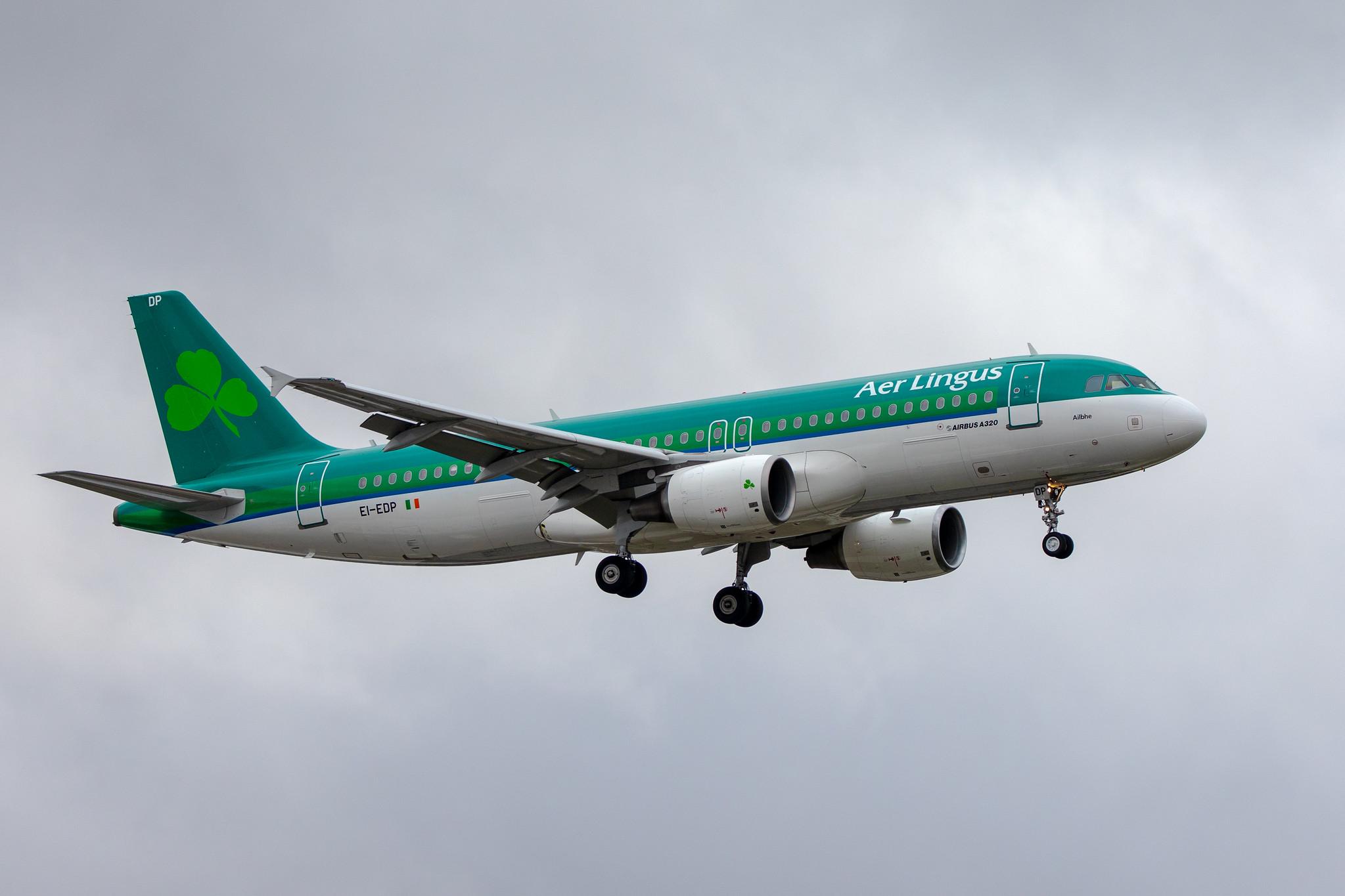 London Heathrow Airport: Aer Lingus (EI / EIN) |  Airbus A320-214 A320 | EI-EDP | MSN 3781
