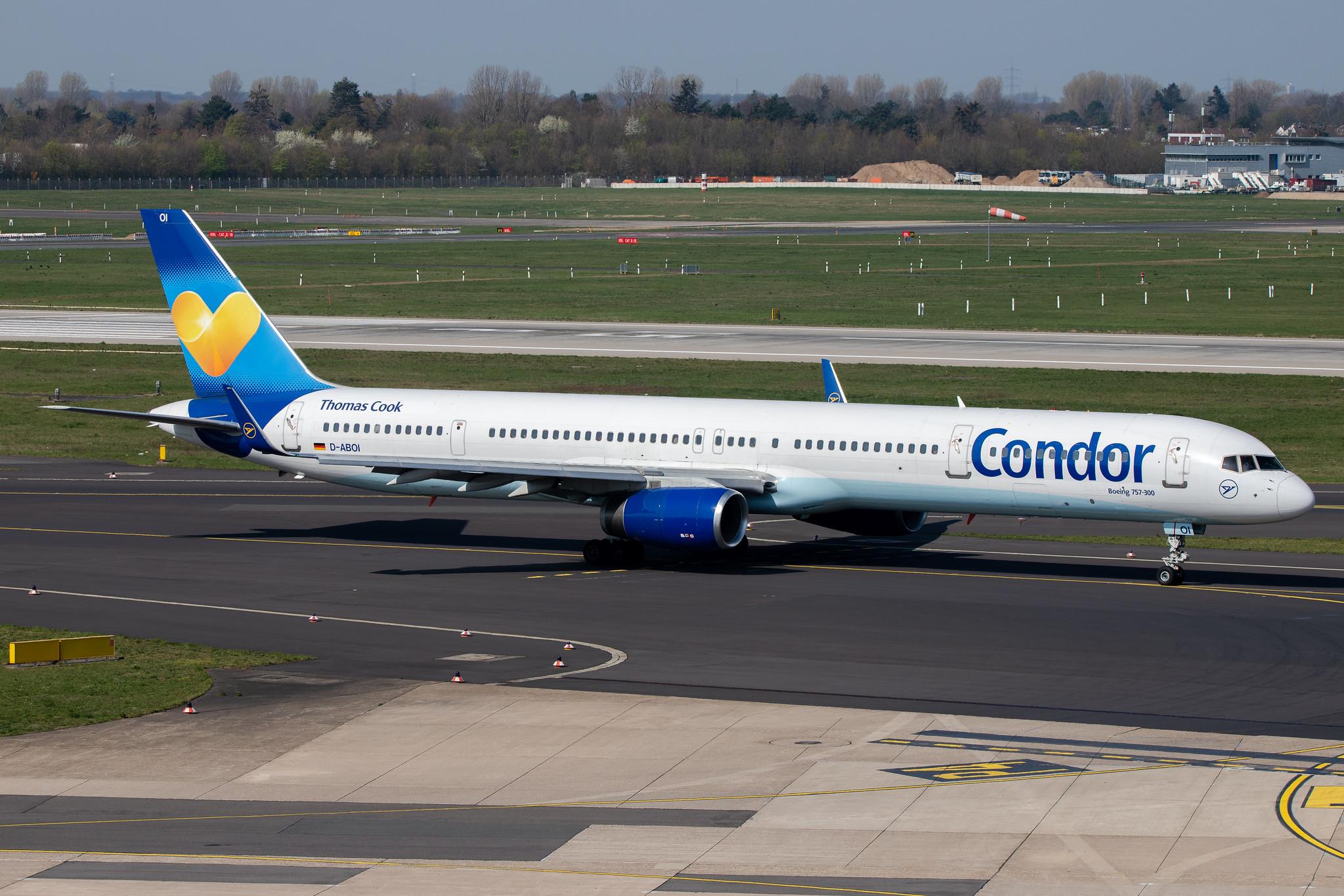 Düsseldorf Airport: Condor (DE / CFG) |  Boeing 757-330 B753 | D-ABOI | MSN 29018