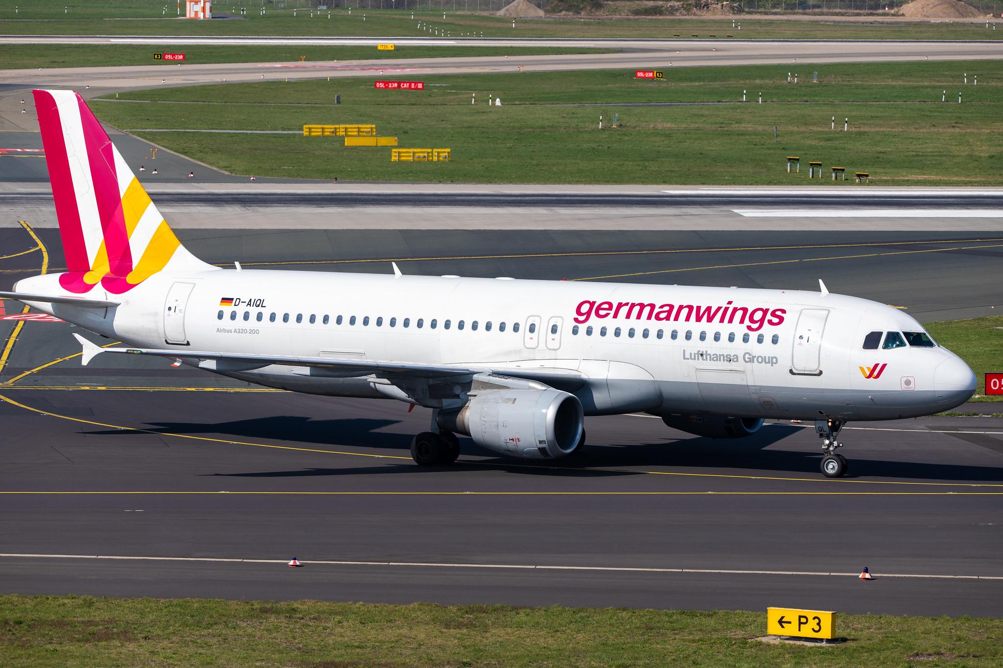 Düsseldorf Airport: Germanwings (4U / GWI) | Airbus A320-211 A320 | D-AIQL | MSN 0267