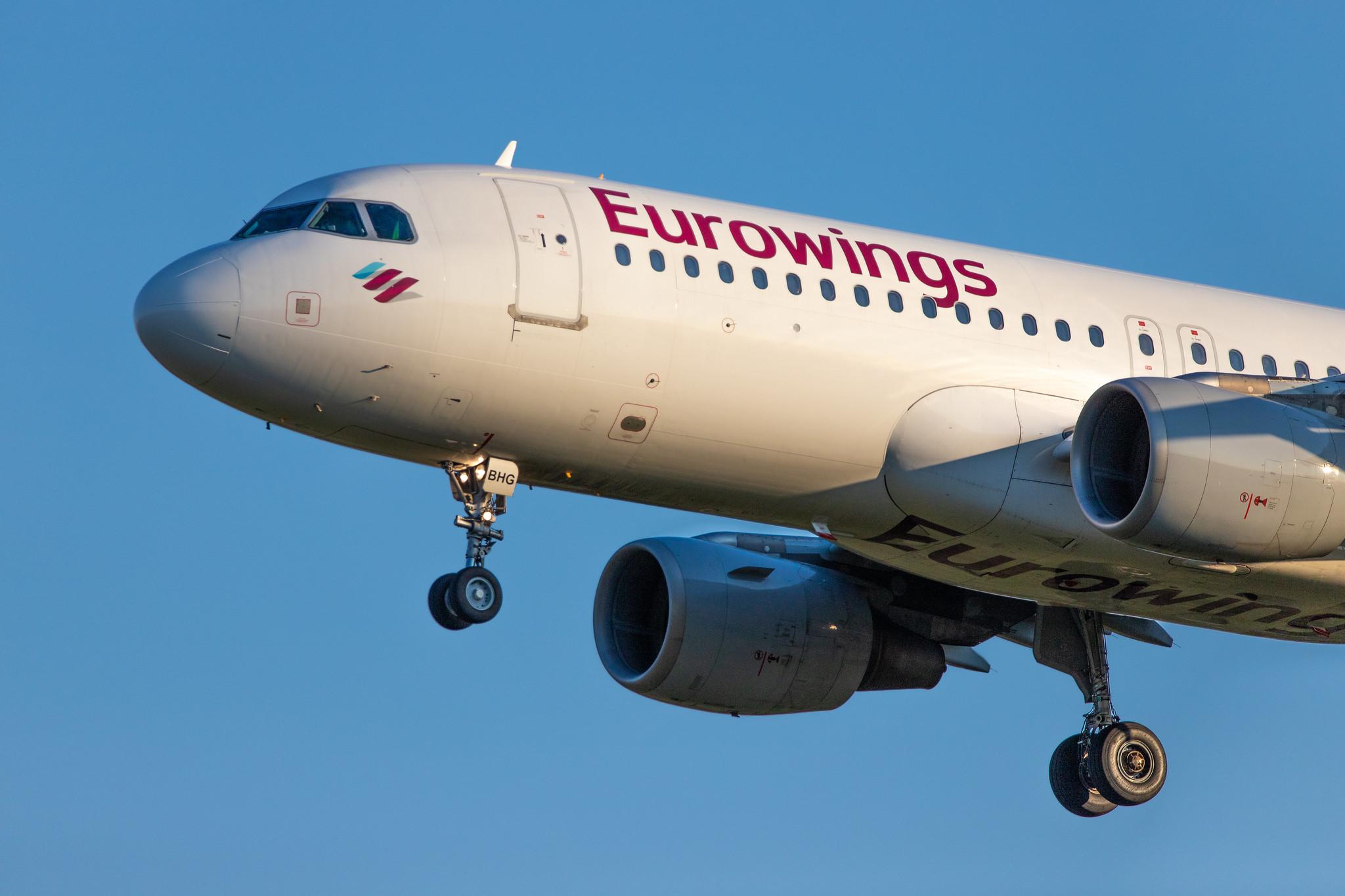 Hamburg Airport: Eurowings (EW / EWG) |  Airbus A320-214 A320 | D-ABHG | MSN 2867