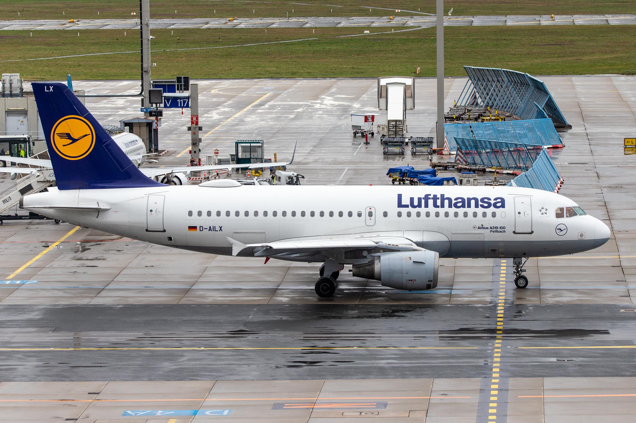 Frankfurt Airport: Lufthansa (LH / DLH) | Operator: Lufthansa CityLine |  Airbus A319-114 A319 | D-AILX | MSN 0860