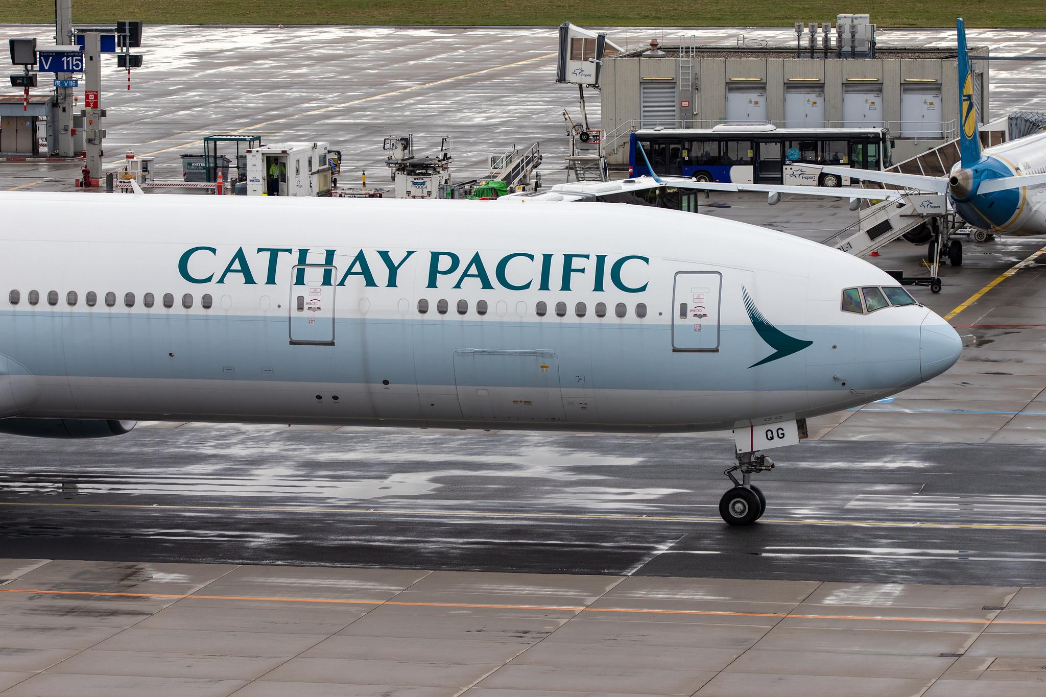 Frankfurt Airport: Cathay Pacific (CX / CPA) |  Boeing 777-367(ER) B77W | B-KQG | MSN 42142