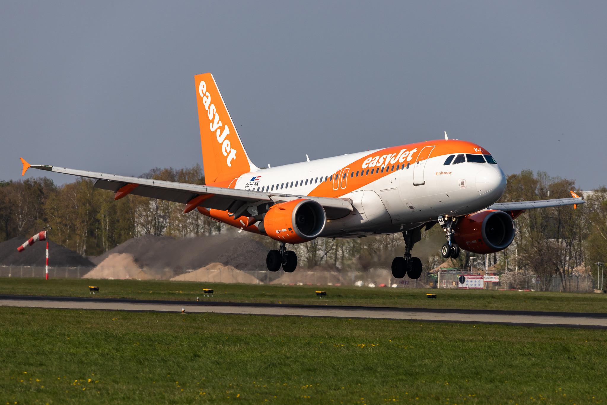 Hamburg Airport: easyJet (U2 / EZY) | Operator: easyJet Europe |  Airbus A319-111 A319 | OE-LKK | MSN 3426