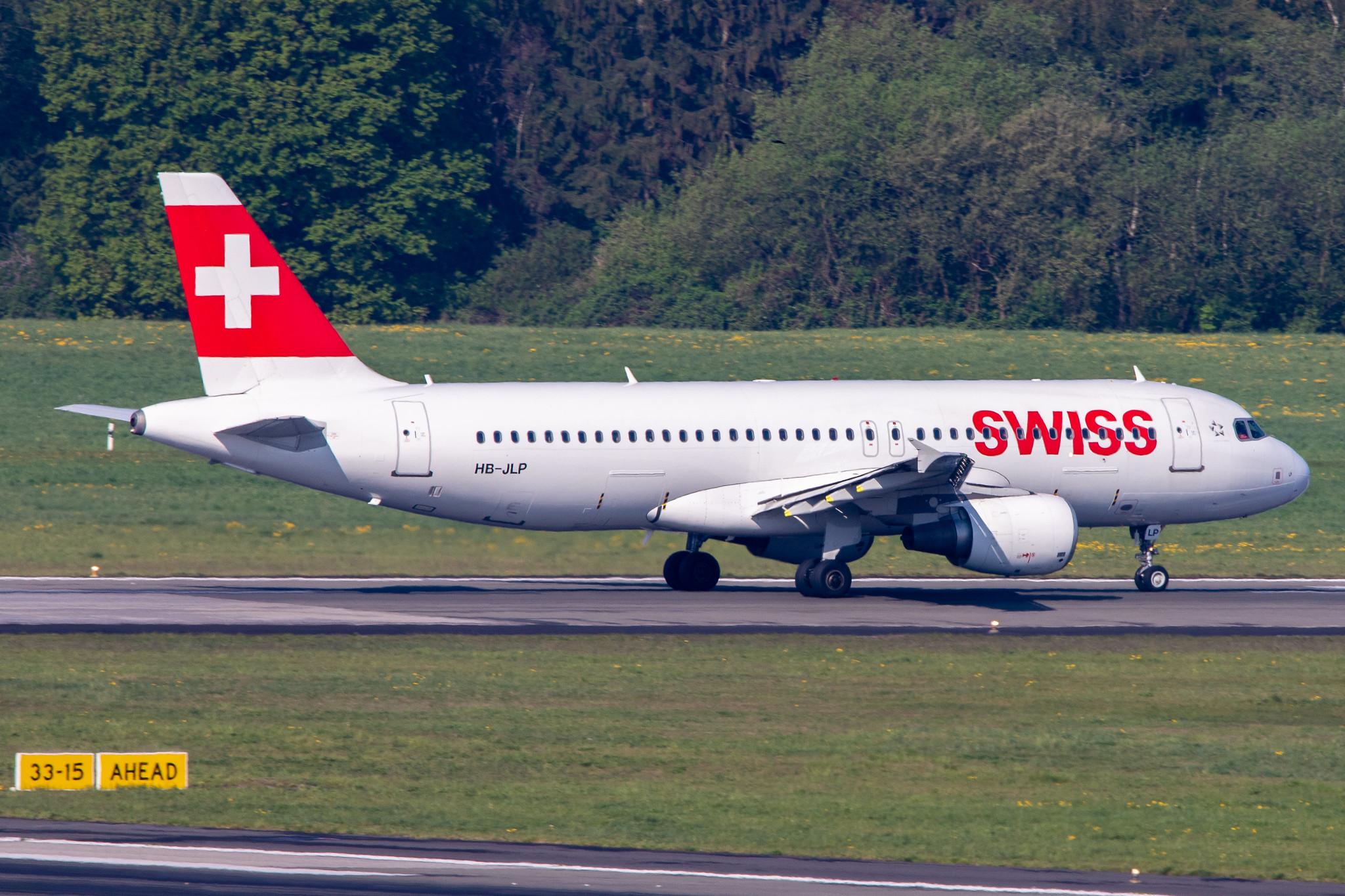 Hamburg Airport: Swiss (LX / SWR) |  Airbus A320-214 A320 | HB-JLP | MSN 4618
