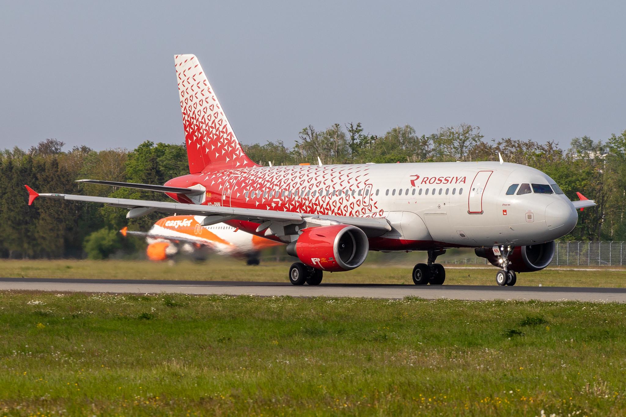 Hamburg Airport: Rossiya (FV / SDM) |  Airbus A319-111 A319 | VP-BNN | MSN 1841