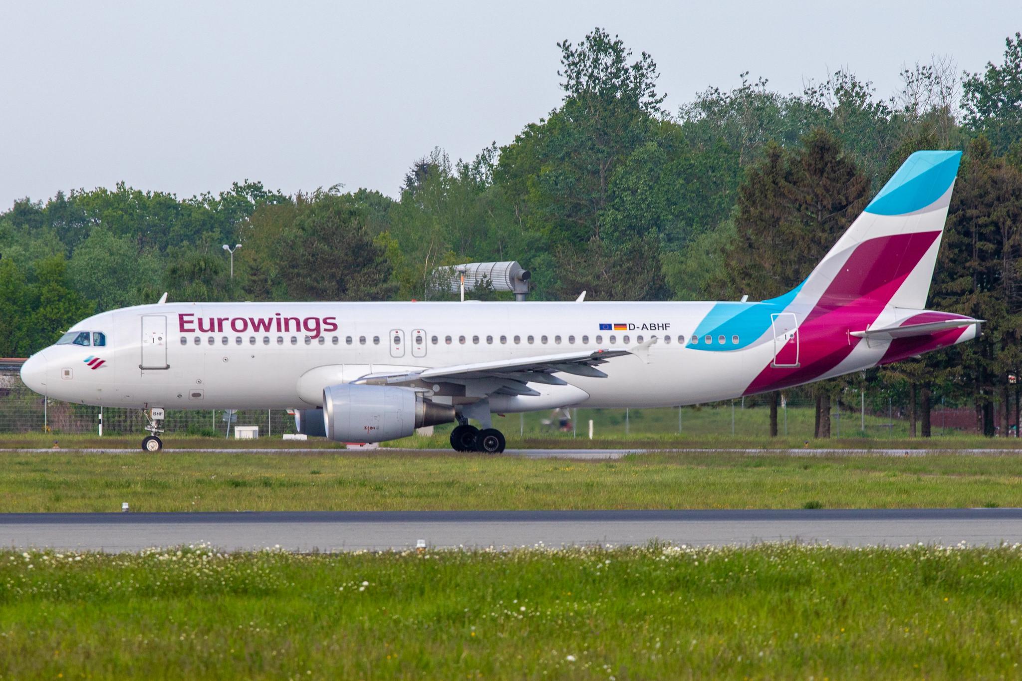 Hamburg Airport: Eurowings (EW / EWG) |  Airbus A320-214 A320 | D-ABHF | MSN 2749