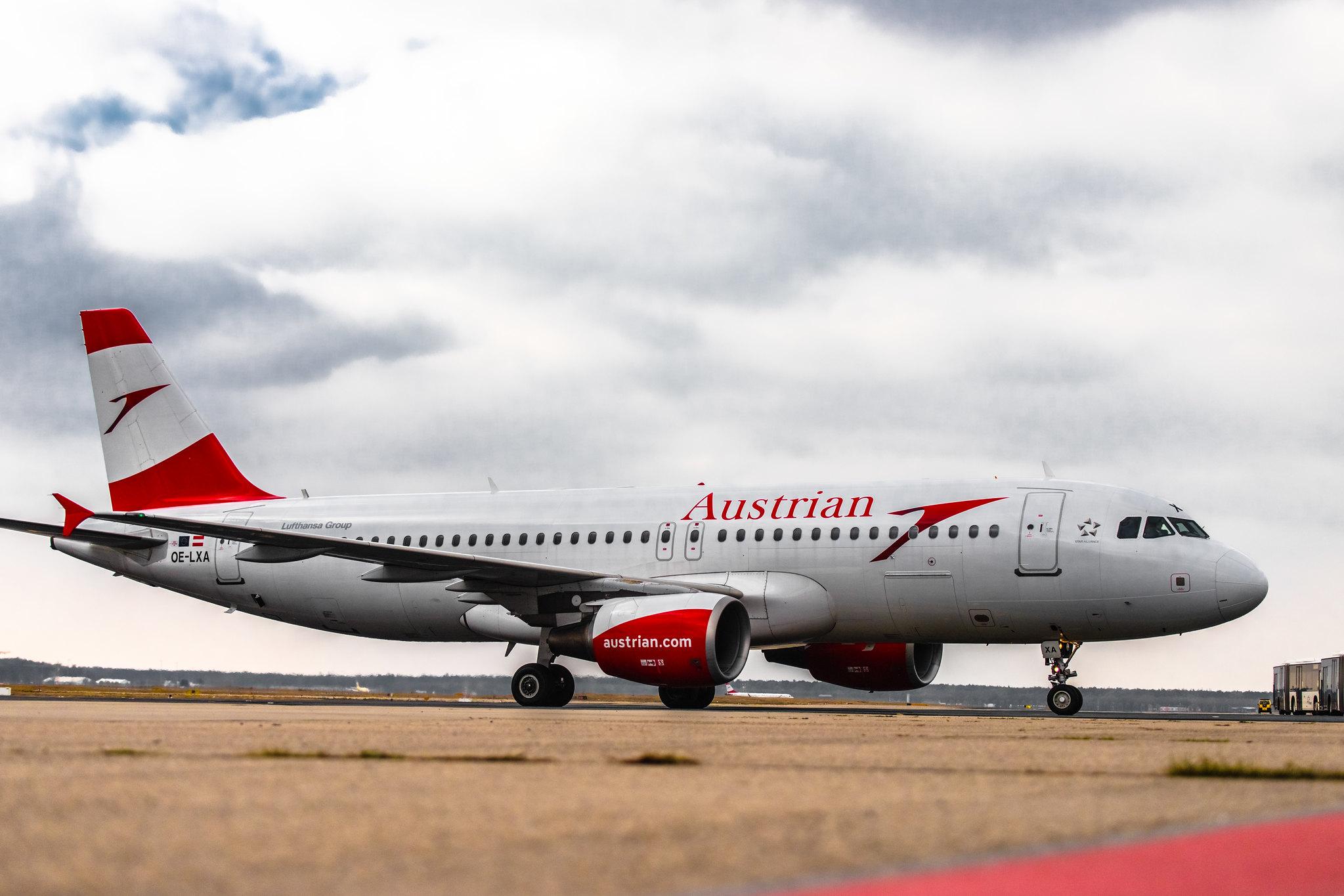 Frankfurt Airport: Austrian Airlines (OS / AUA) |  Airbus A320-216 A320 | OE-LXA | MSN 3295