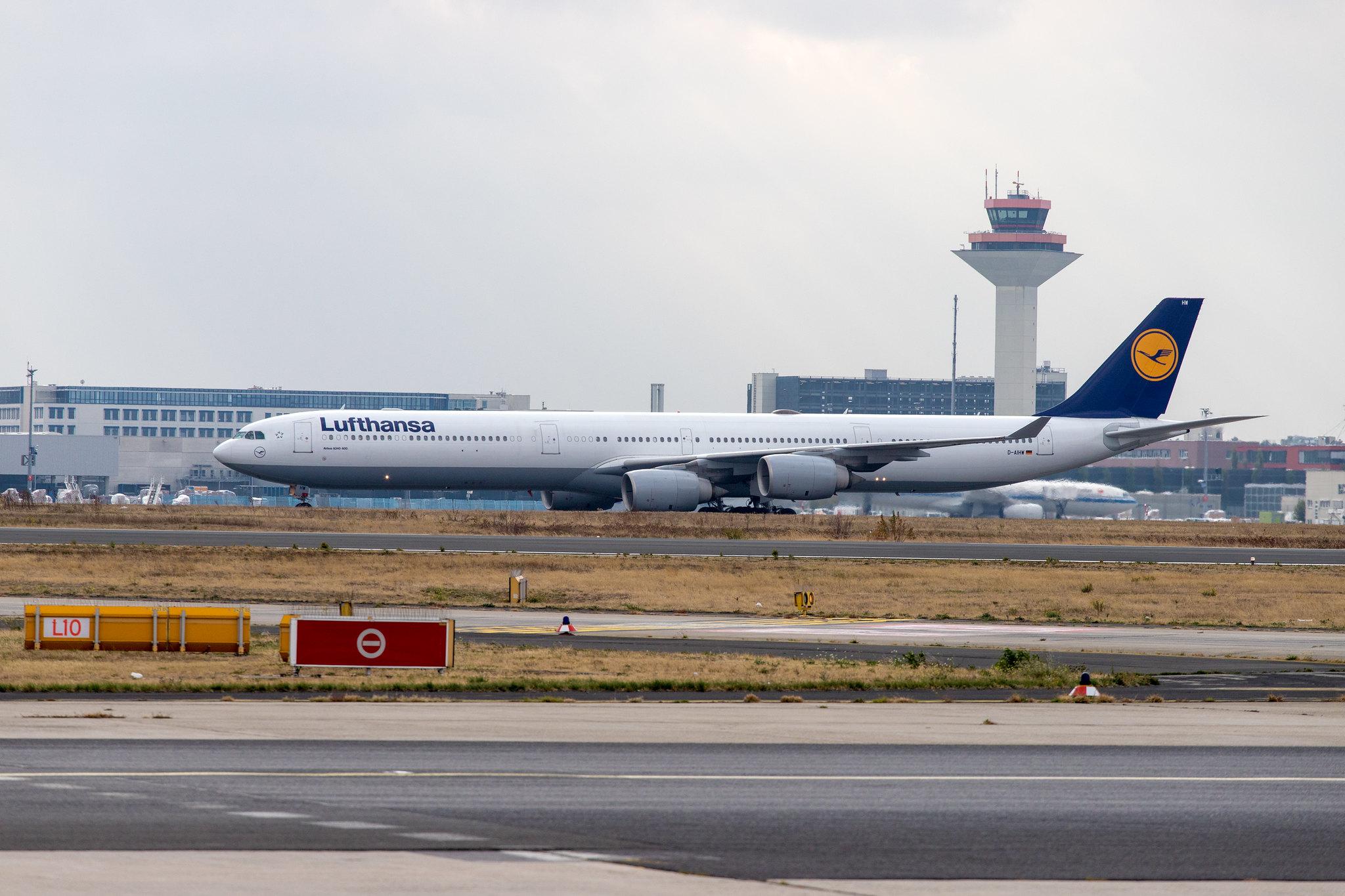 Frankfurt Airport: Lufthansa (LH / DLH) |  Airbus A340-642 A346 | D-AIHW | MSN 0972