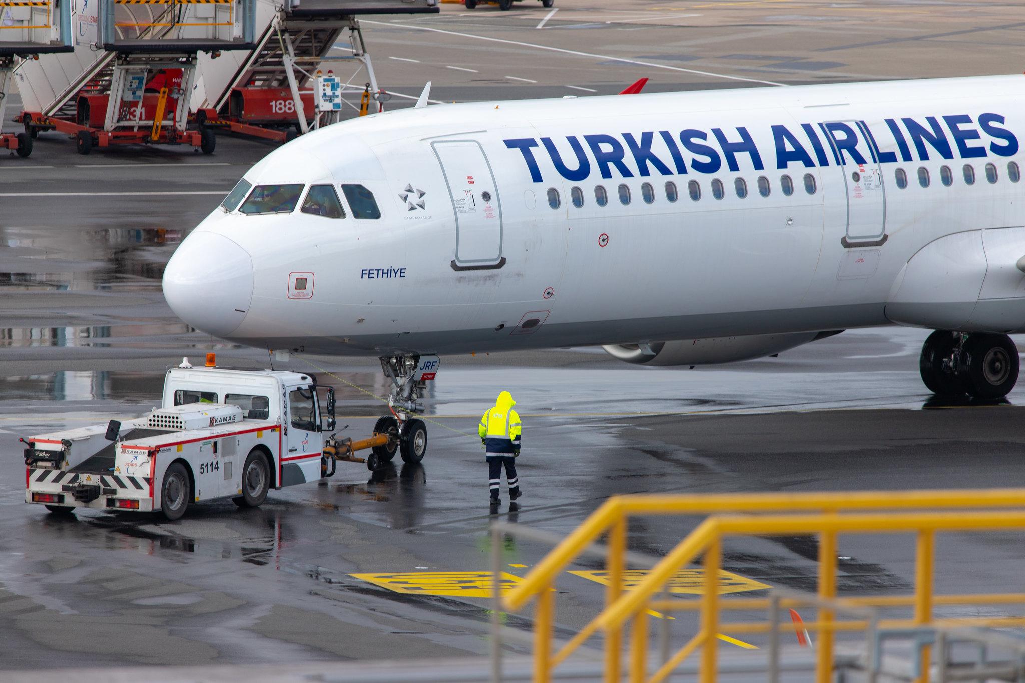 Hamburg Airport: Turkish Airlines (TK / THY) |  Airbus A321-231 A321 | TC-JRF | MSN 3207