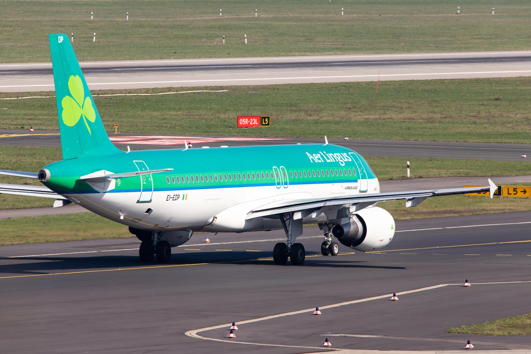 Düsseldorf Airport: Aer Lingus (EI / EIN) |  Airbus A320-214 A320 | EI-EDP | MSN 3781