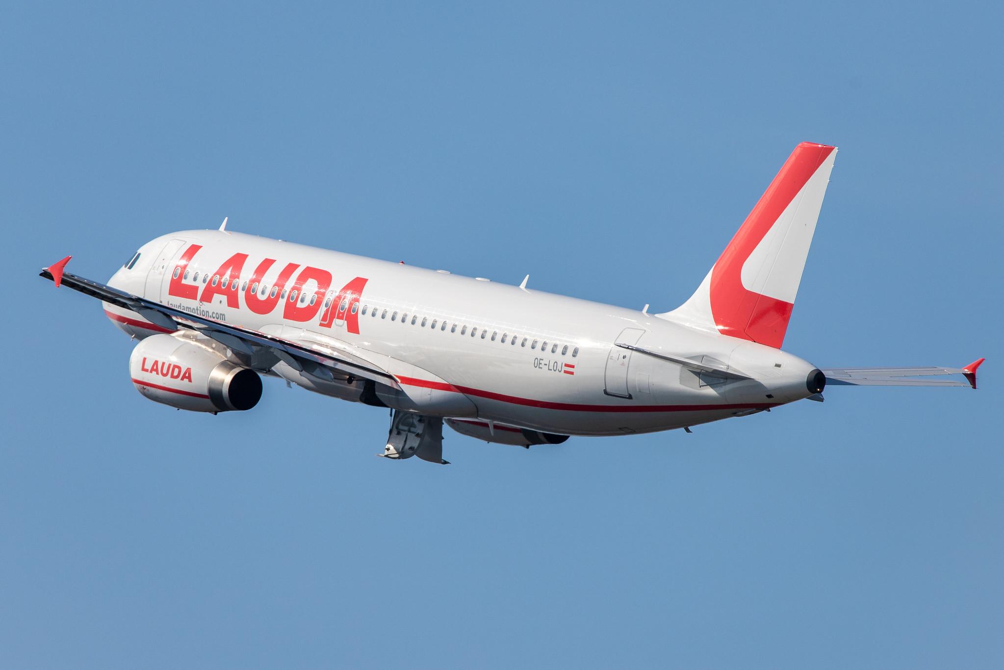 Düsseldorf Airport: Laudamotion (OE / LDM) |  Airbus A320-232 A320 | OE-LOJ | MSN 2288