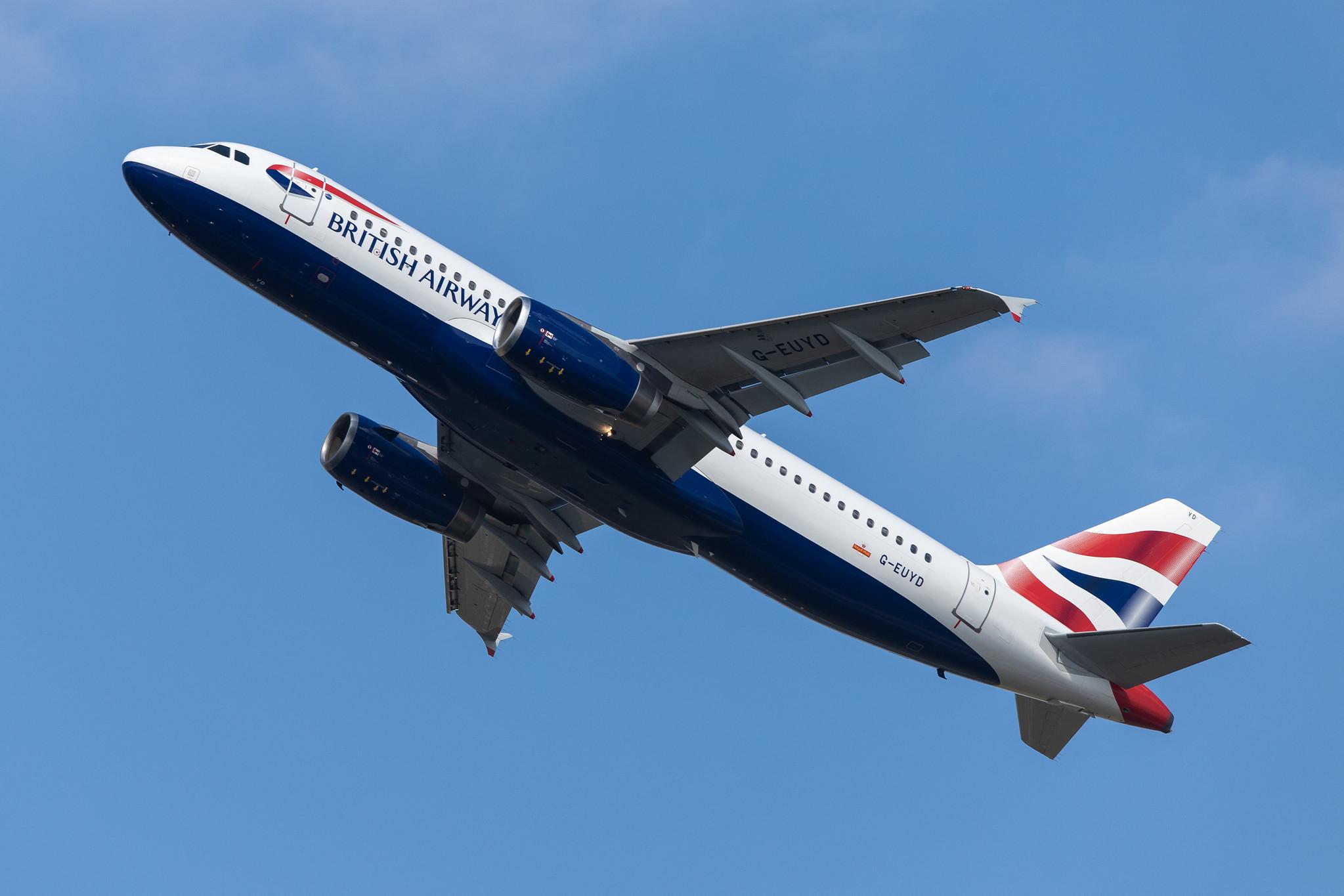 Düsseldorf Airport: British Airways (BA / BAW) |  Airbus A320-232 A320 | G-EUYD | MSN 3726