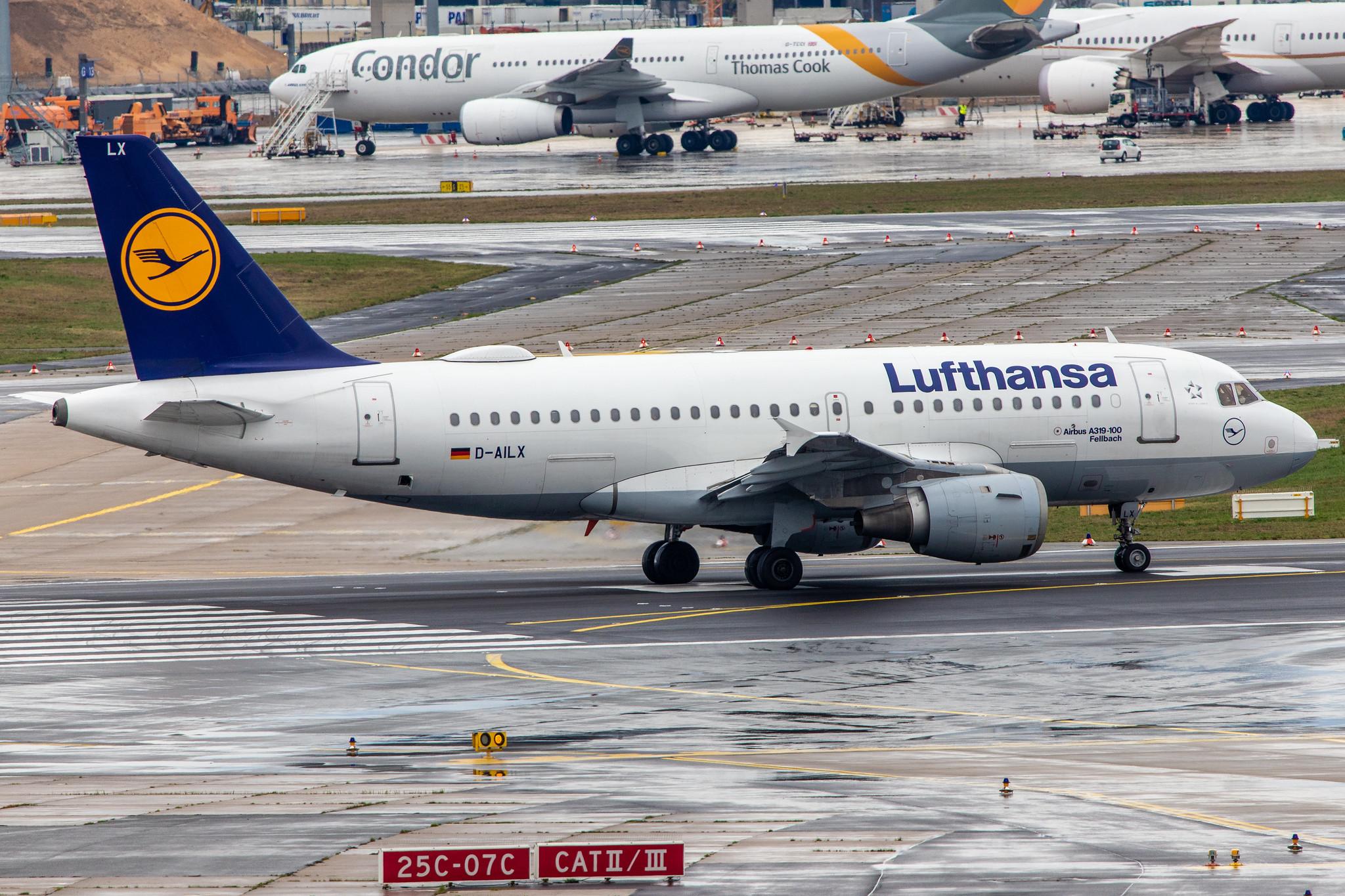 Frankfurt Airport: Lufthansa (LH / DLH) | Operator: Lufthansa CityLine |  Airbus A319-114 A319 | D-AILX | MSN 0860